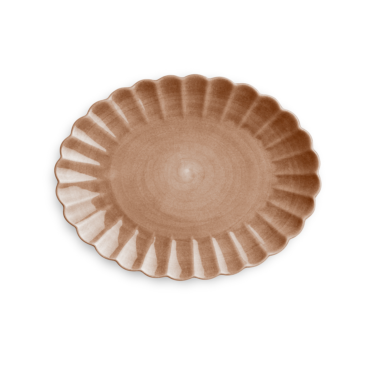 Oyster Fat 35 x 30 cm Cinnamon