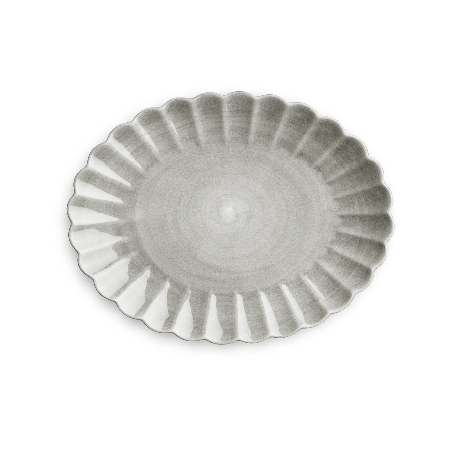 Oyster Platter 35 x 30 cm Grey