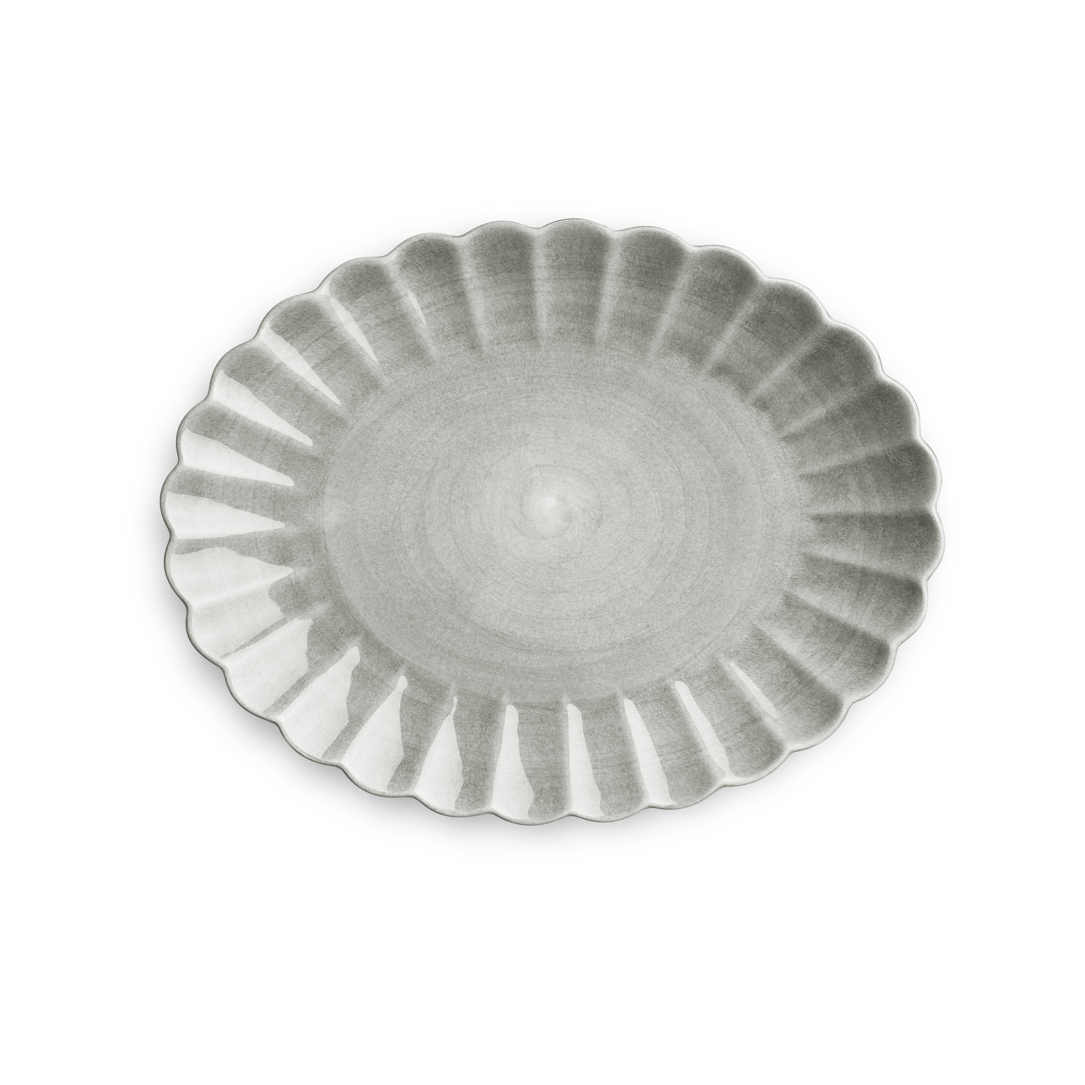 Oyster Platter 35 x 30 cm Grey