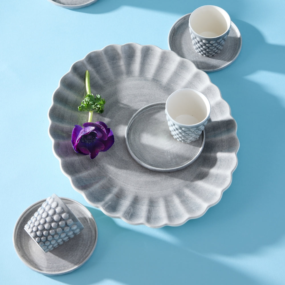 Oyster Platter 35 x 30 cm Grey