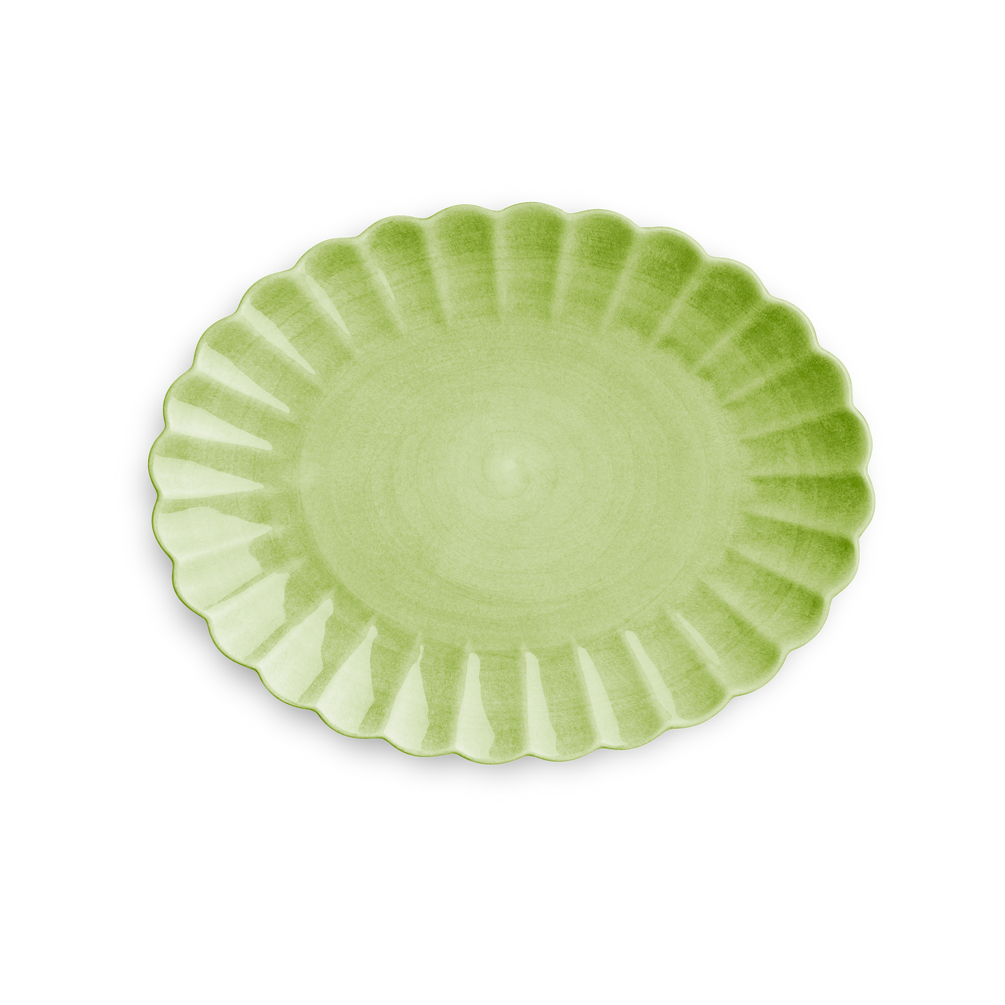 Oyster Platter 35 x 30 cm Green
