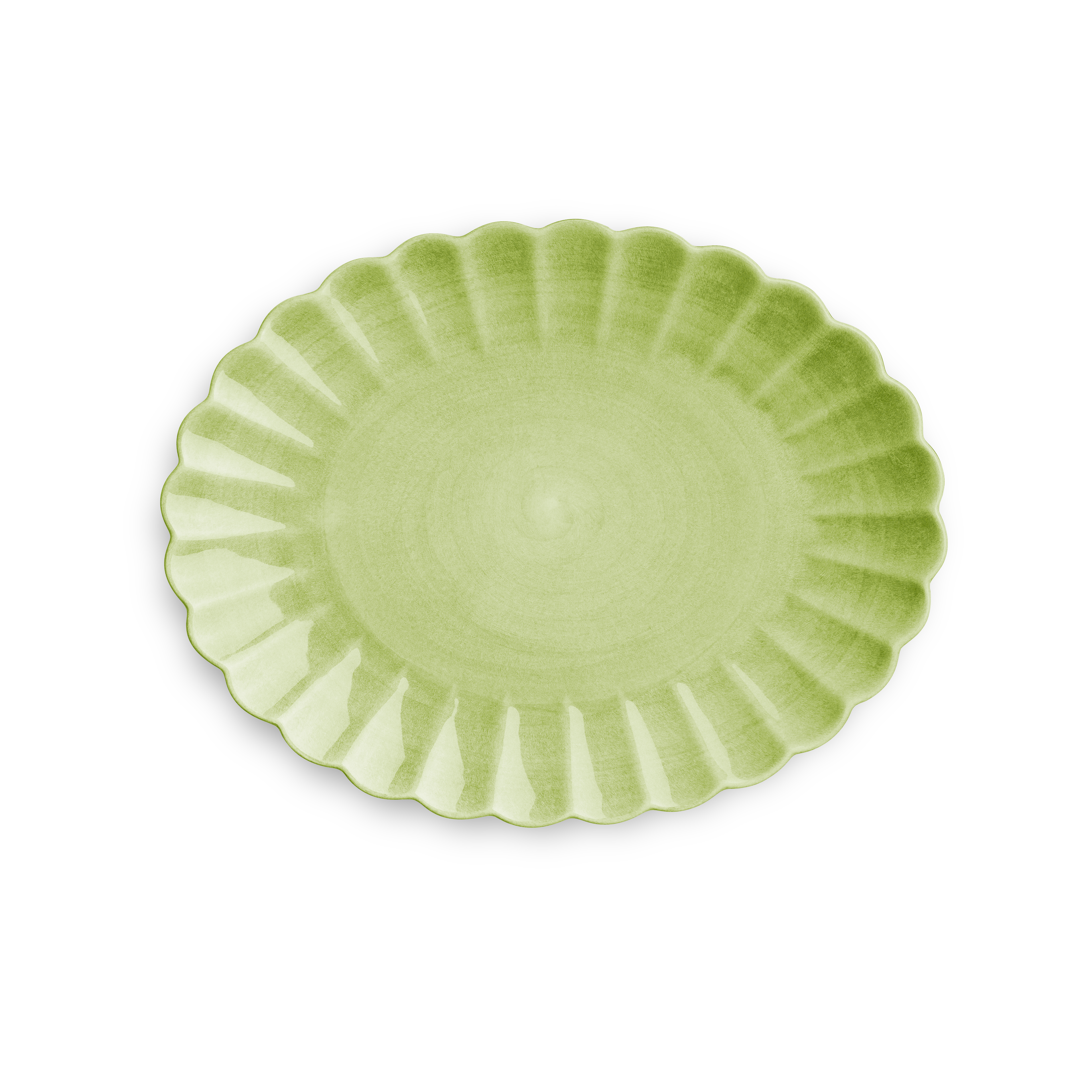 Oyster Platter 35 x 30 cm Green