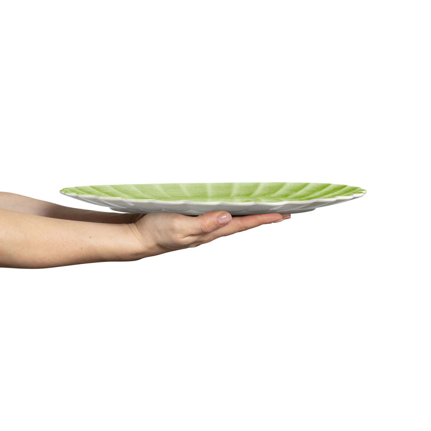Oyster Platter 35 x 30 cm Green