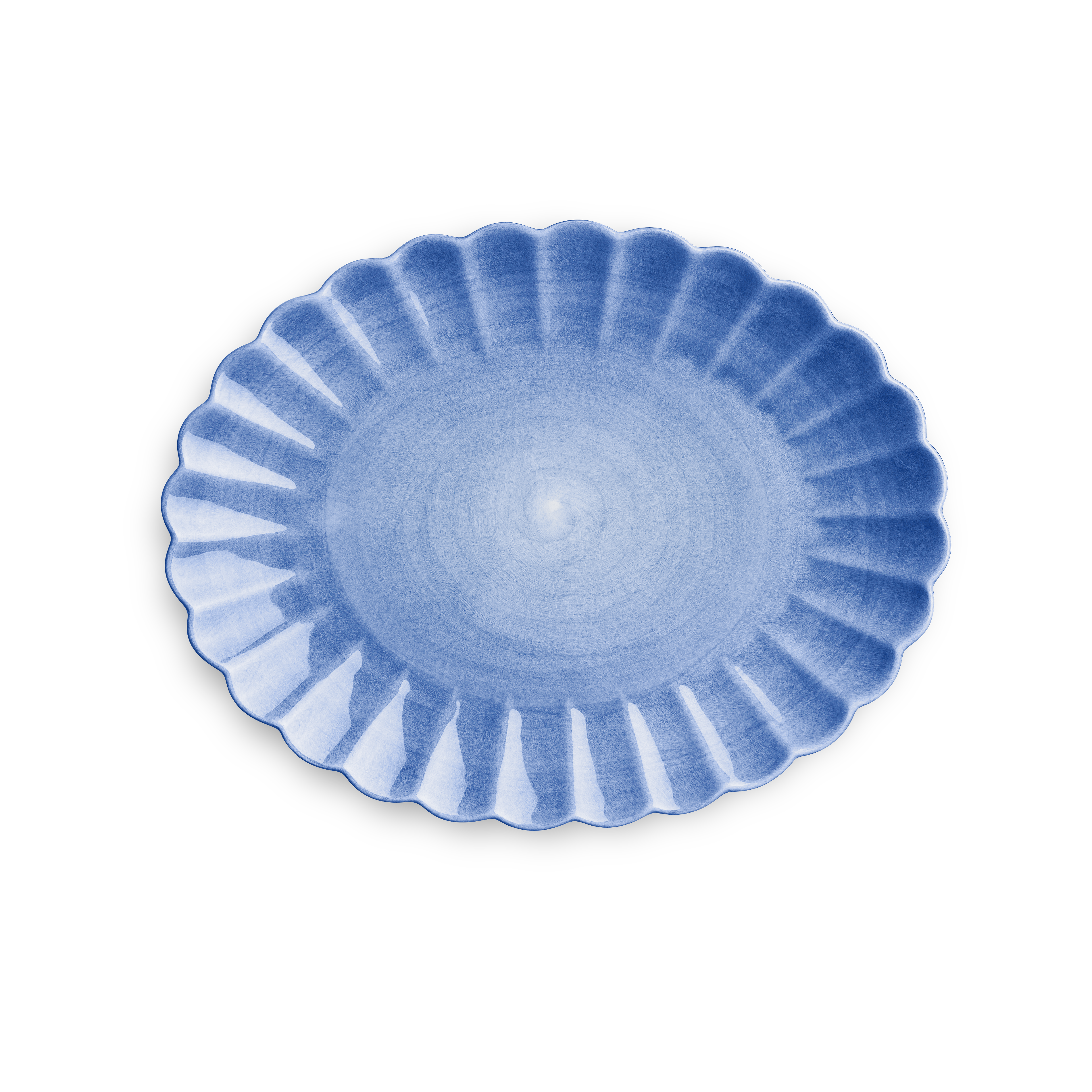 Oyster Platter 35 x 30 cm Light Blue
