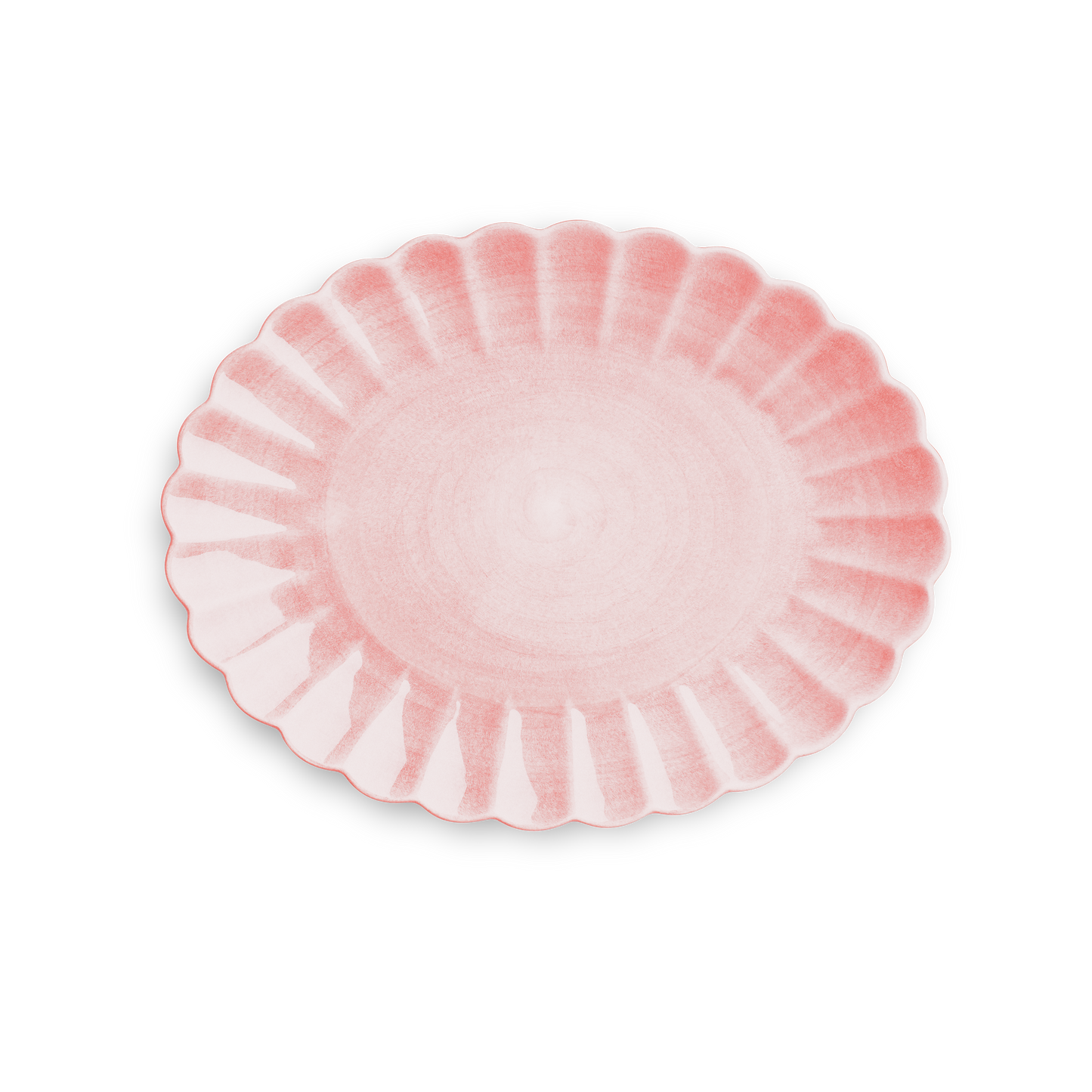 Oyster Platter 35 x 30 cm Light Pink