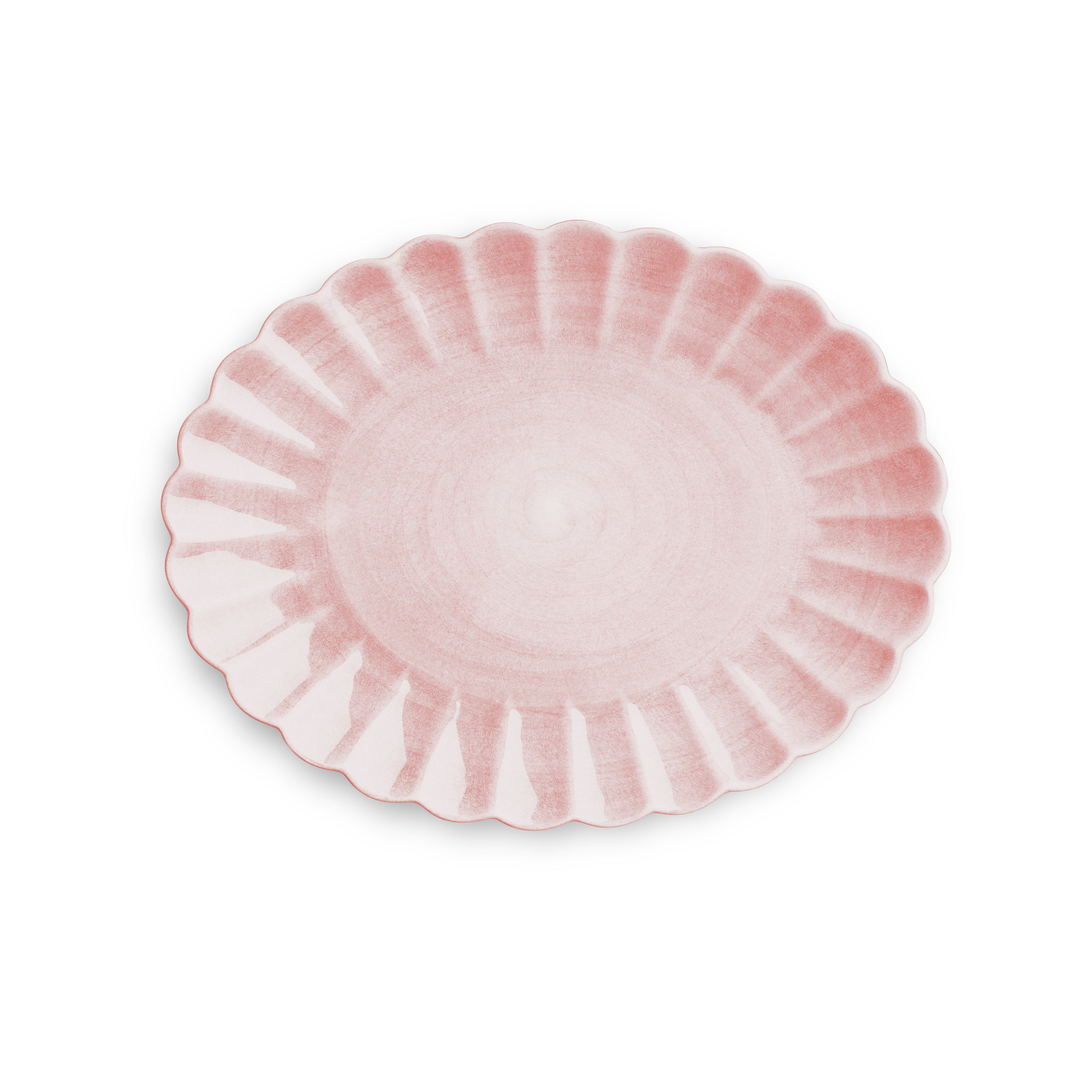 Oyster Platter 35 x 30 cm Light Pink