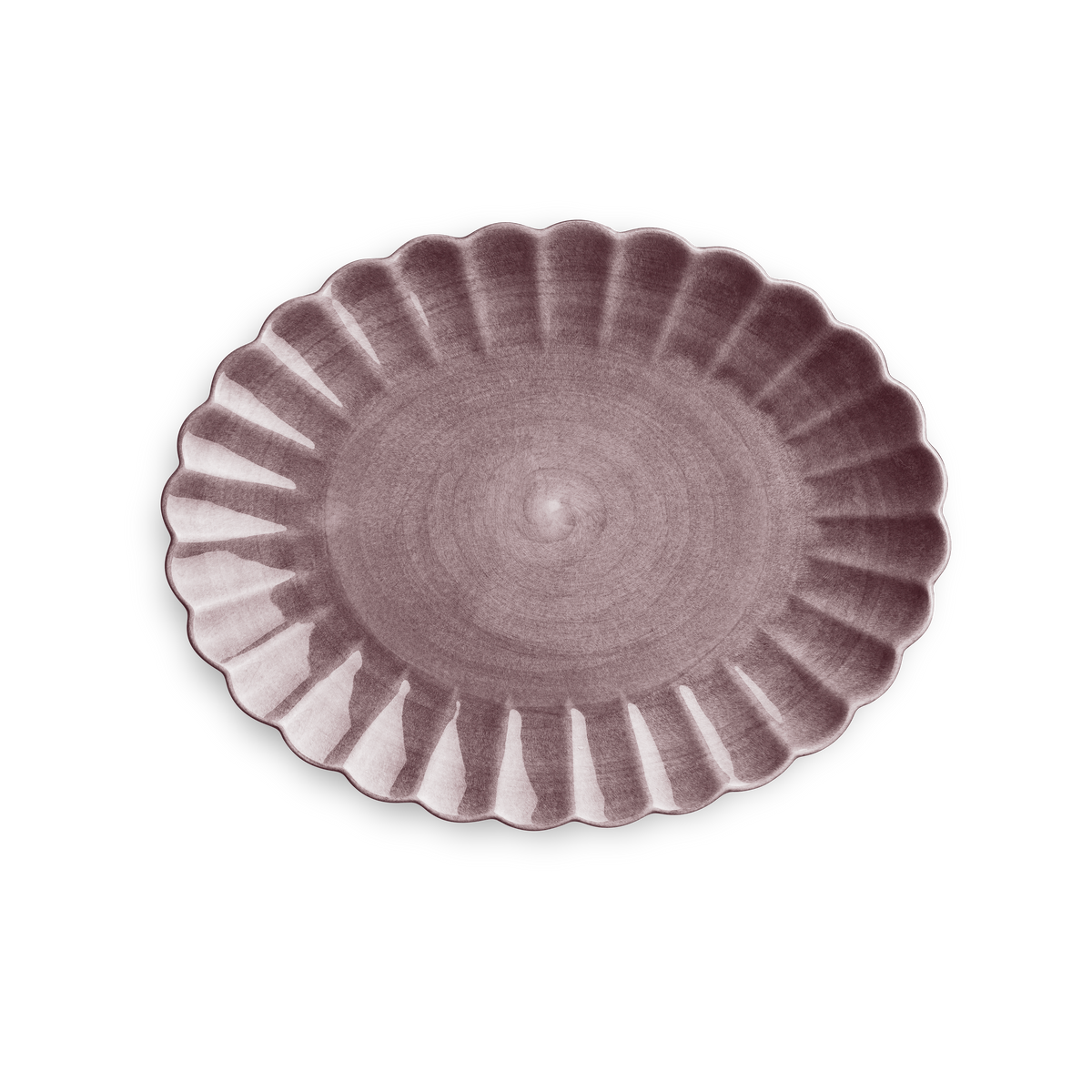 Oyster Fat 35 x 30 cm Plommon