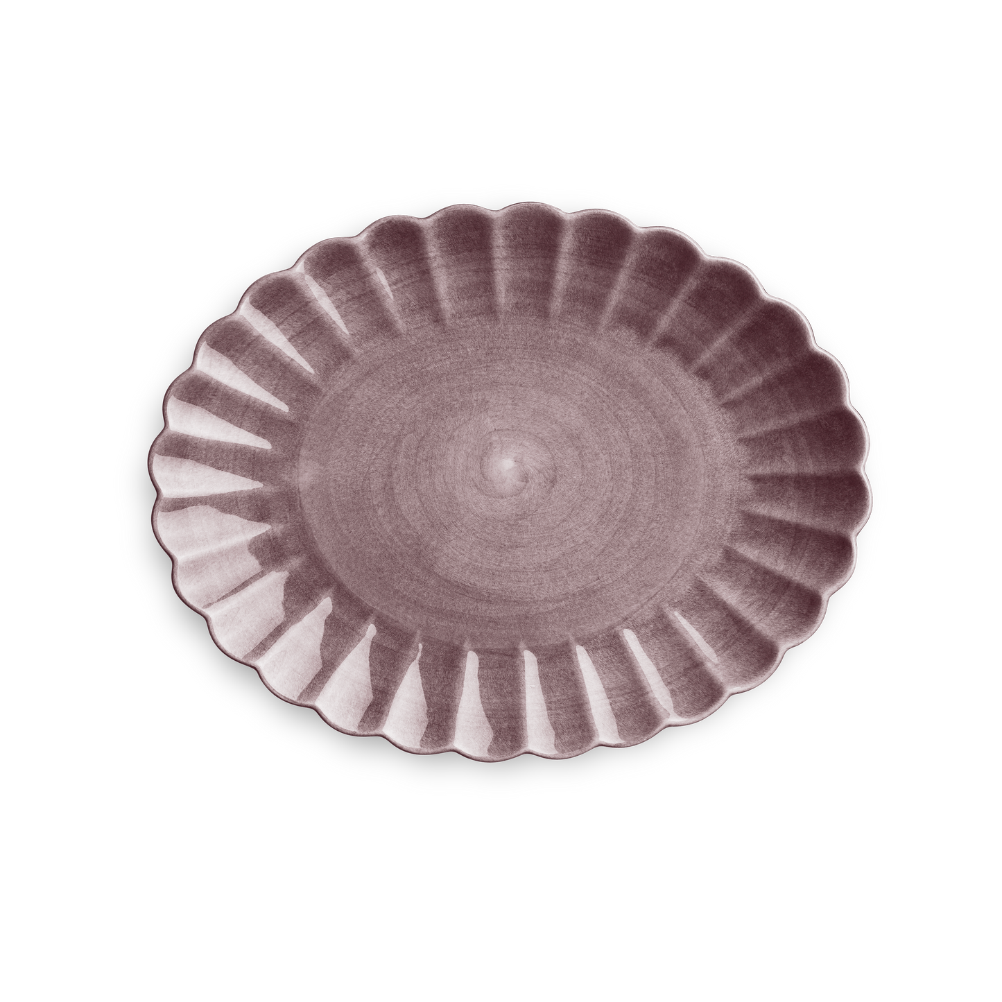 Oyster Platter 35 x 30 cm Plum