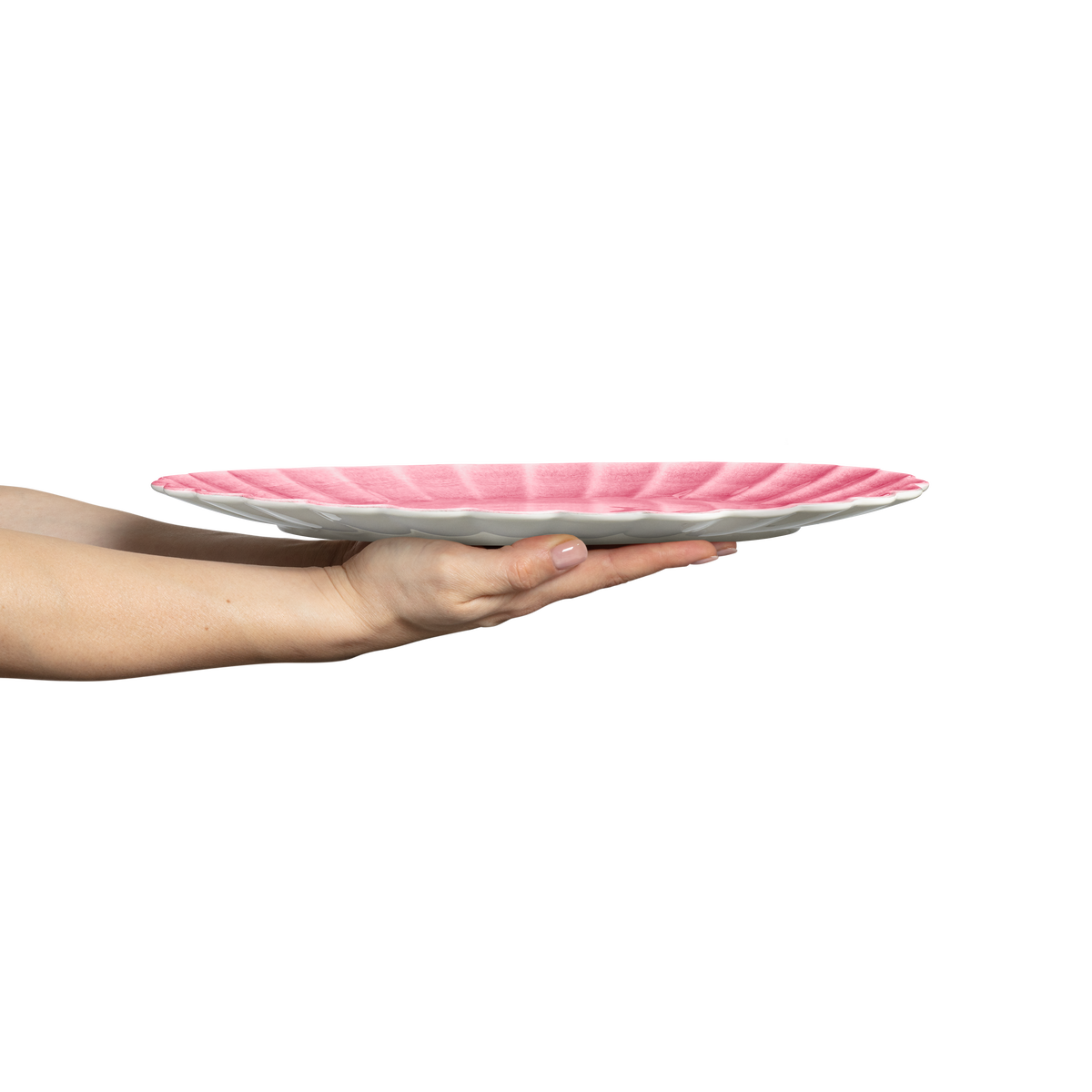 Oyster Platter 35 x 30 cm Pink