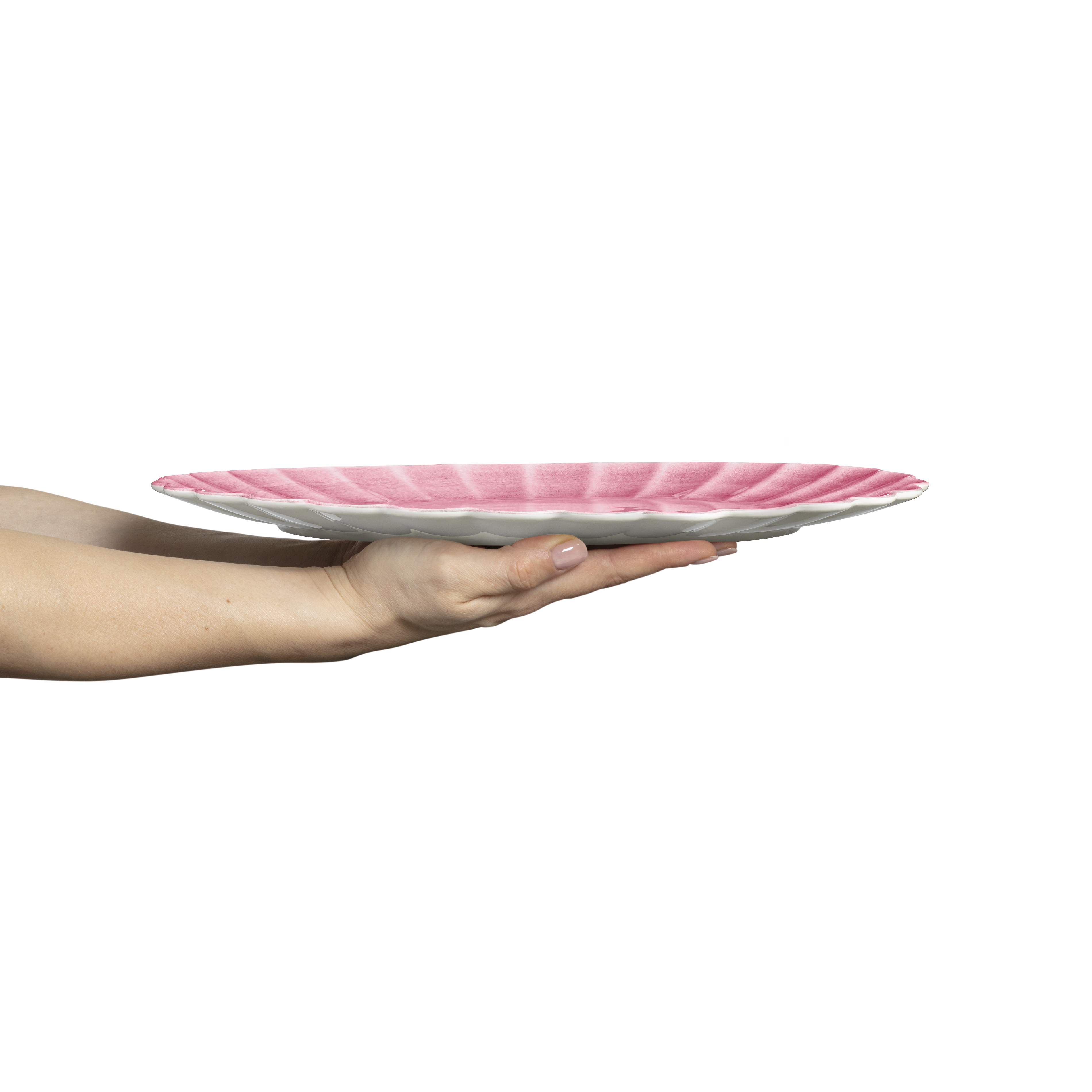 Oyster Platter 35 x 30 cm Pink