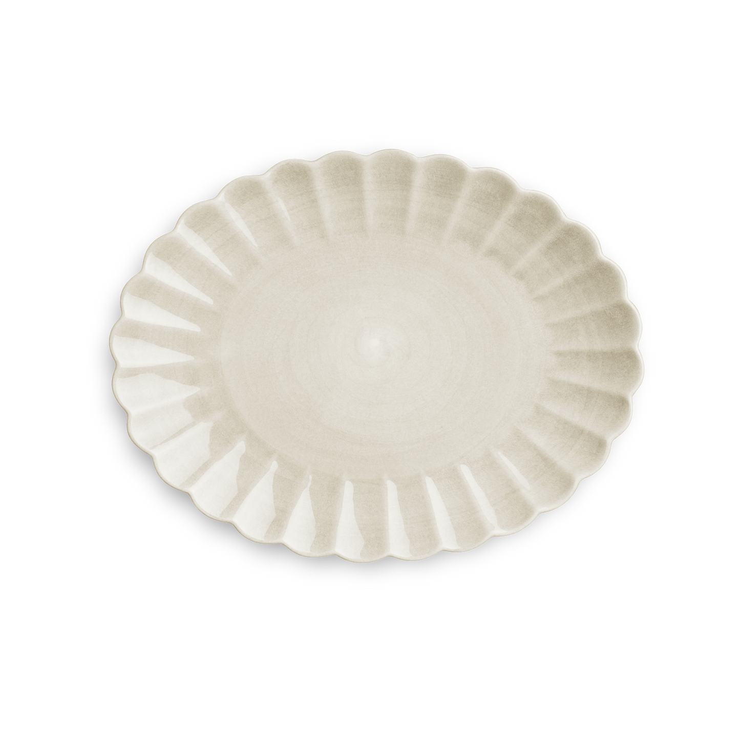 Oyster Platter 35 x 30 cm Sand