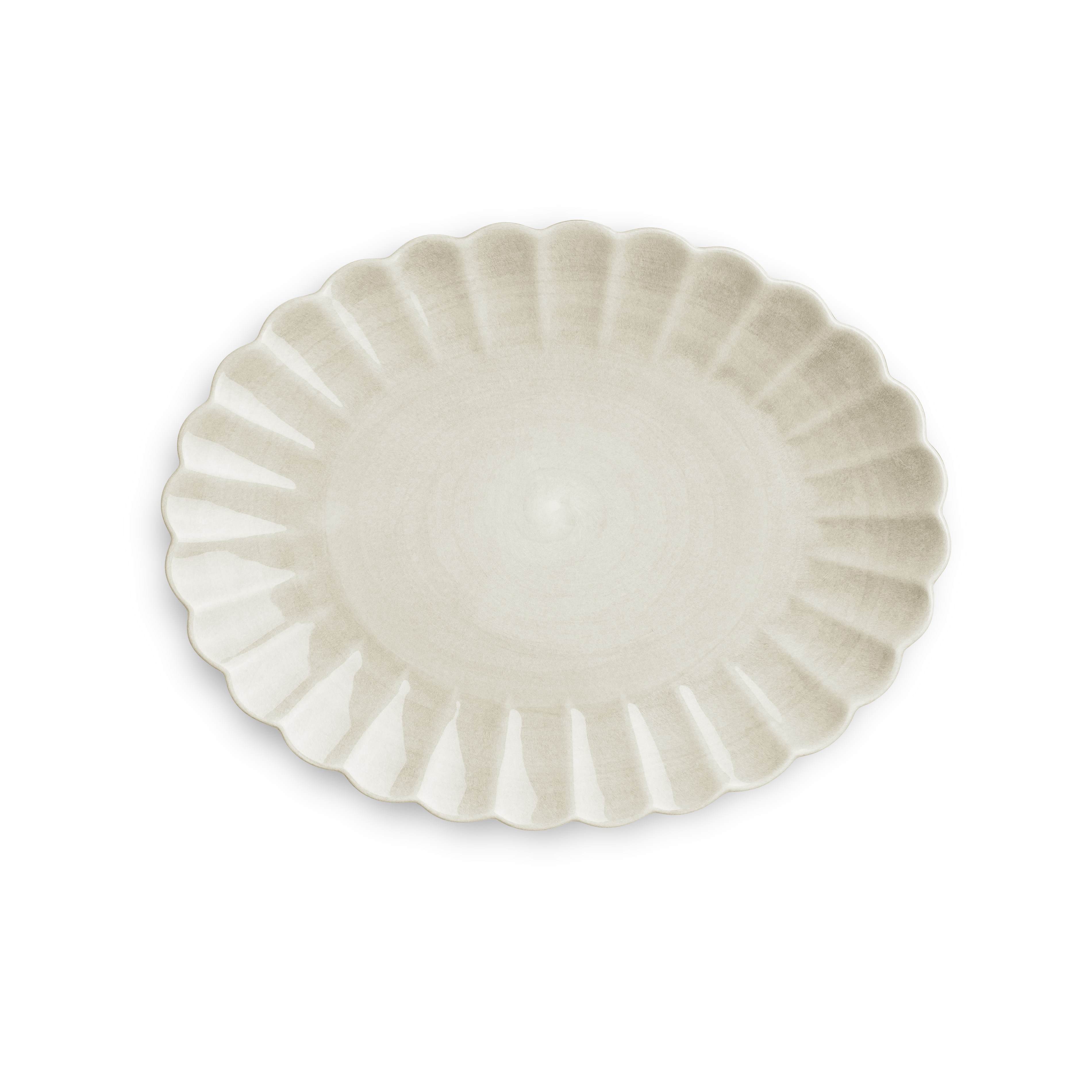 Oyster Platter 35 x 30 cm Sand