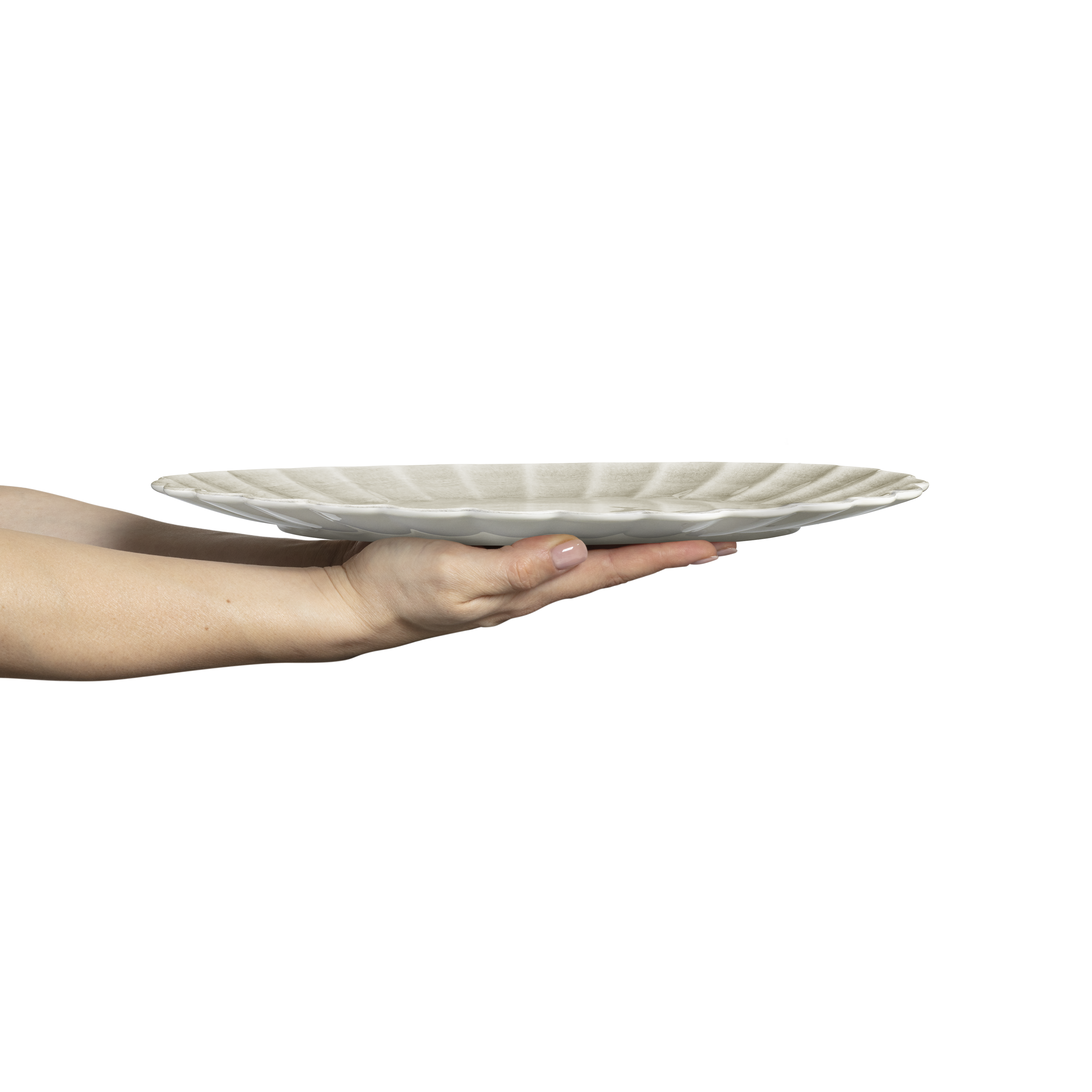 Oyster Platter 35 x 30 cm Sand