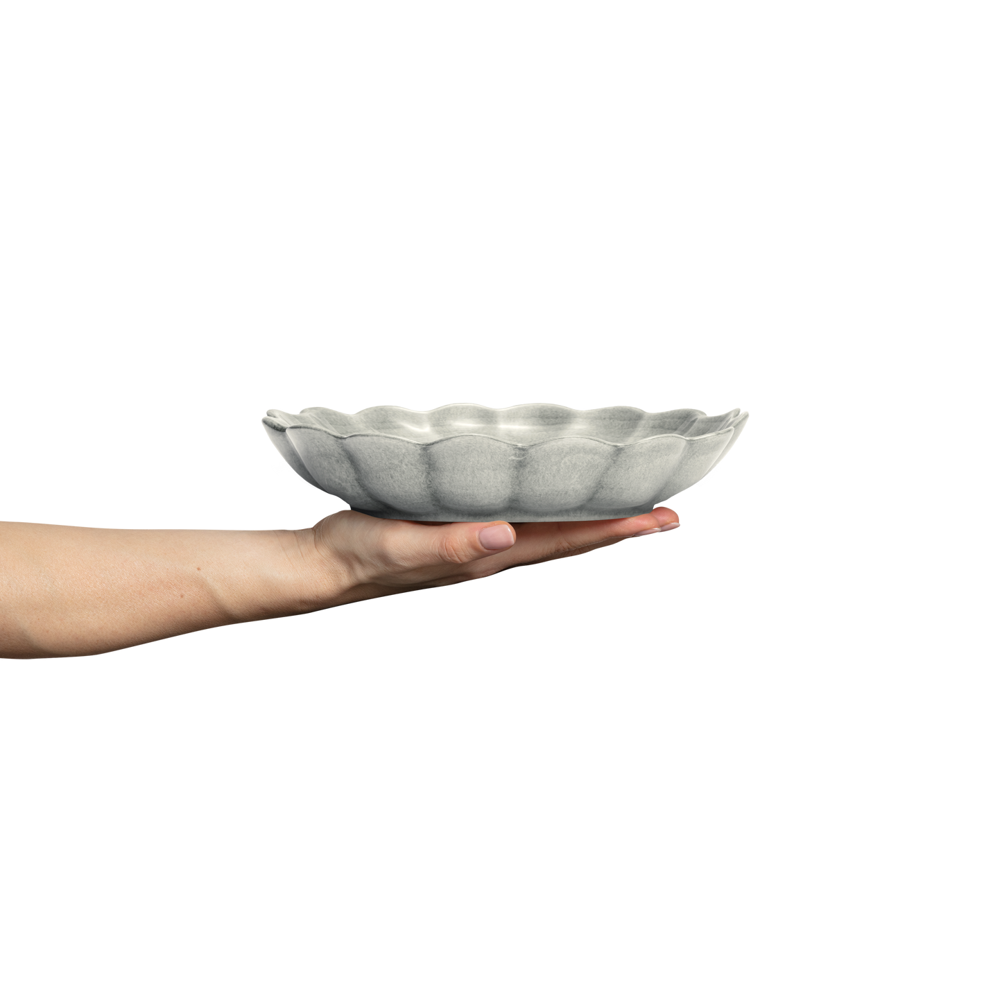 Oyster Bowl 24 cm / 90 cl Grey