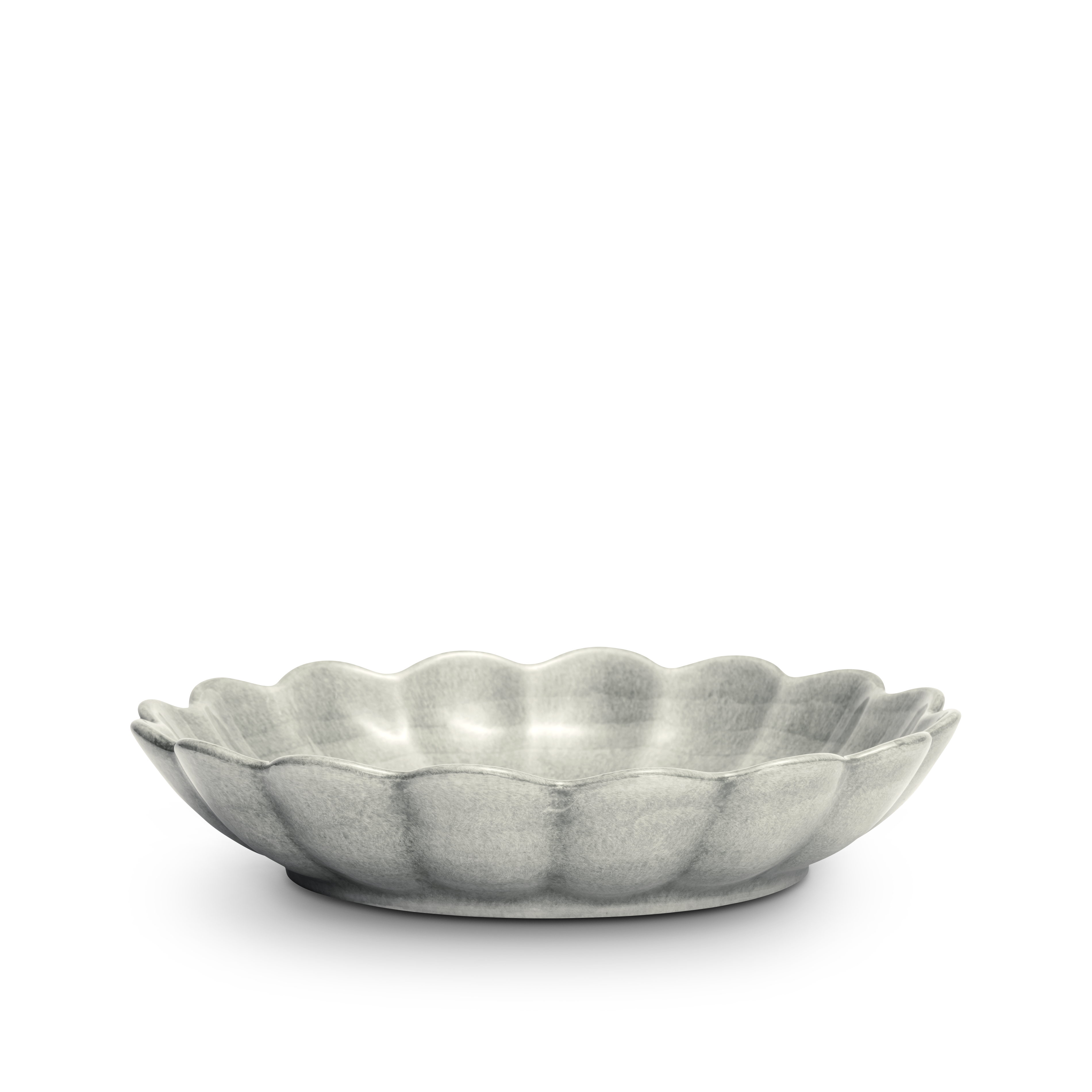 Oyster Bowl 24 cm / 90 cl Grey