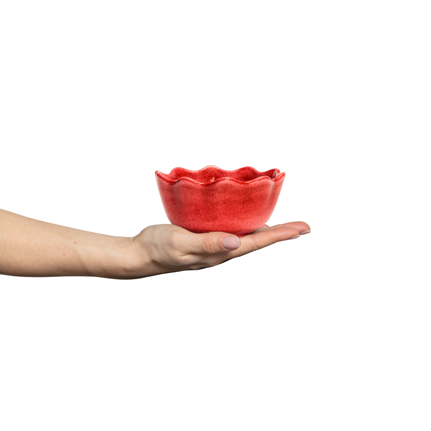 Oyster Bowl 13 cm / 30 cl Red