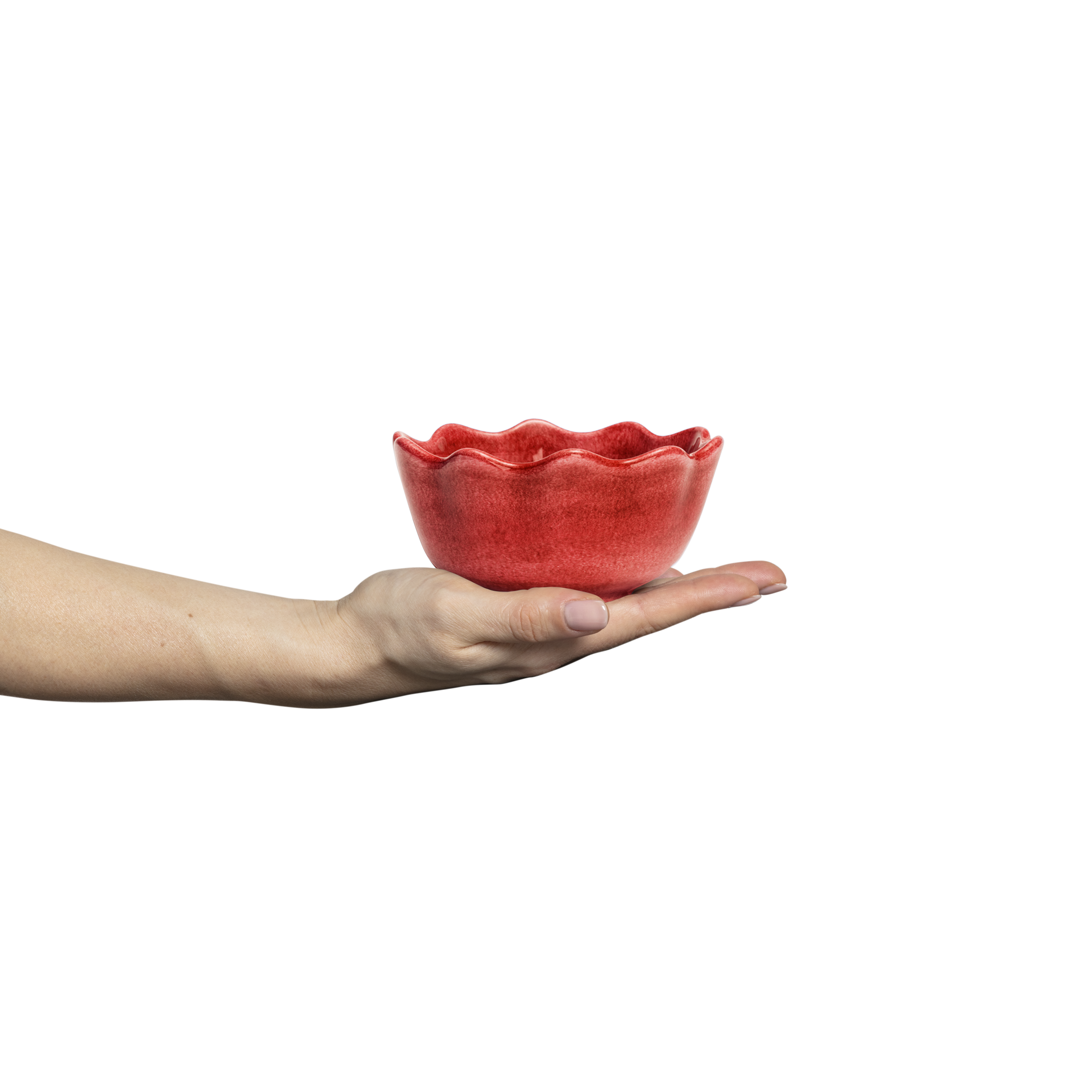 Oyster Bowl 13 cm / 30 cl Red