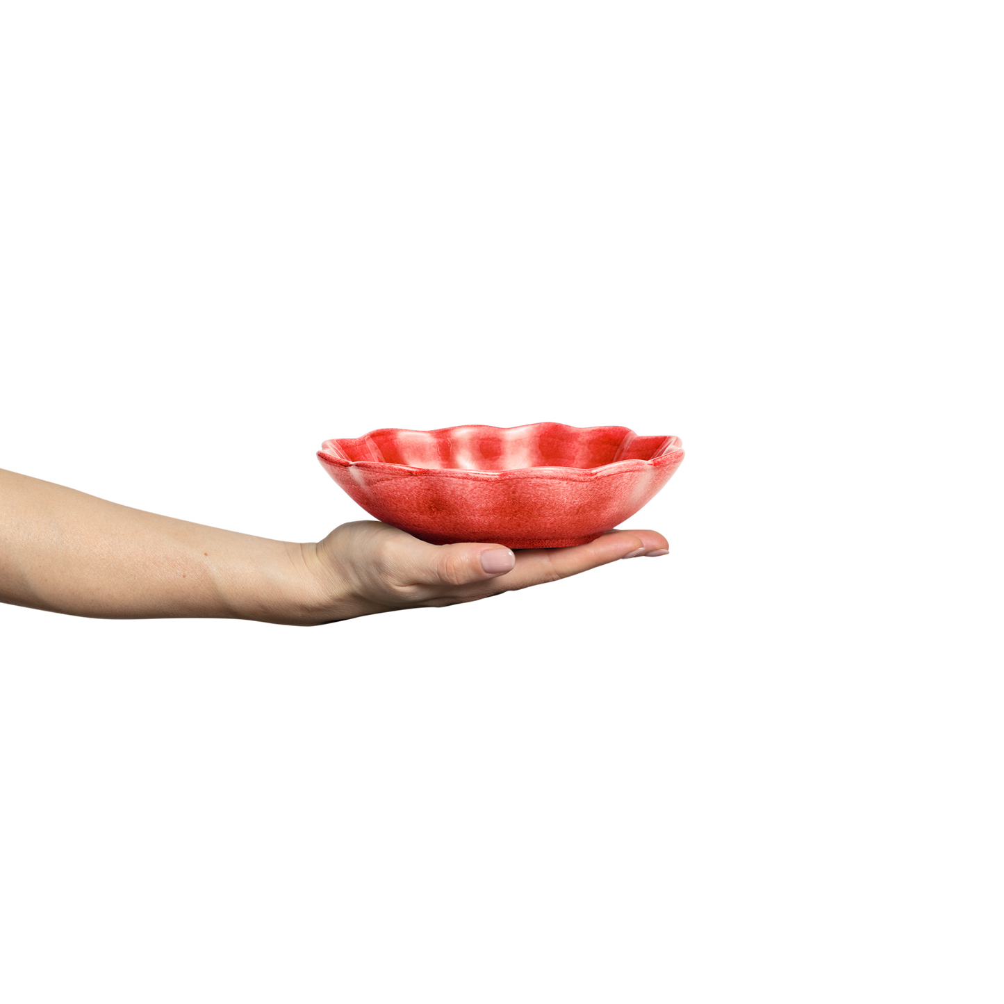 Oyster Bowl 18 x 16 cm / 40 cl Red