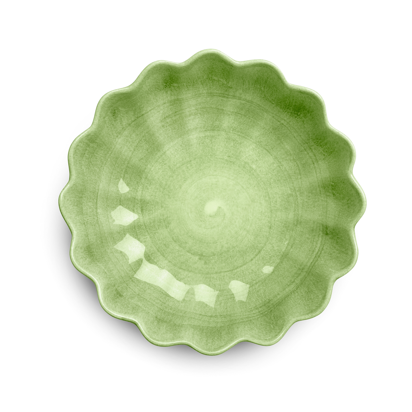 Oyster Bowl 24 cm / 90 cl Green