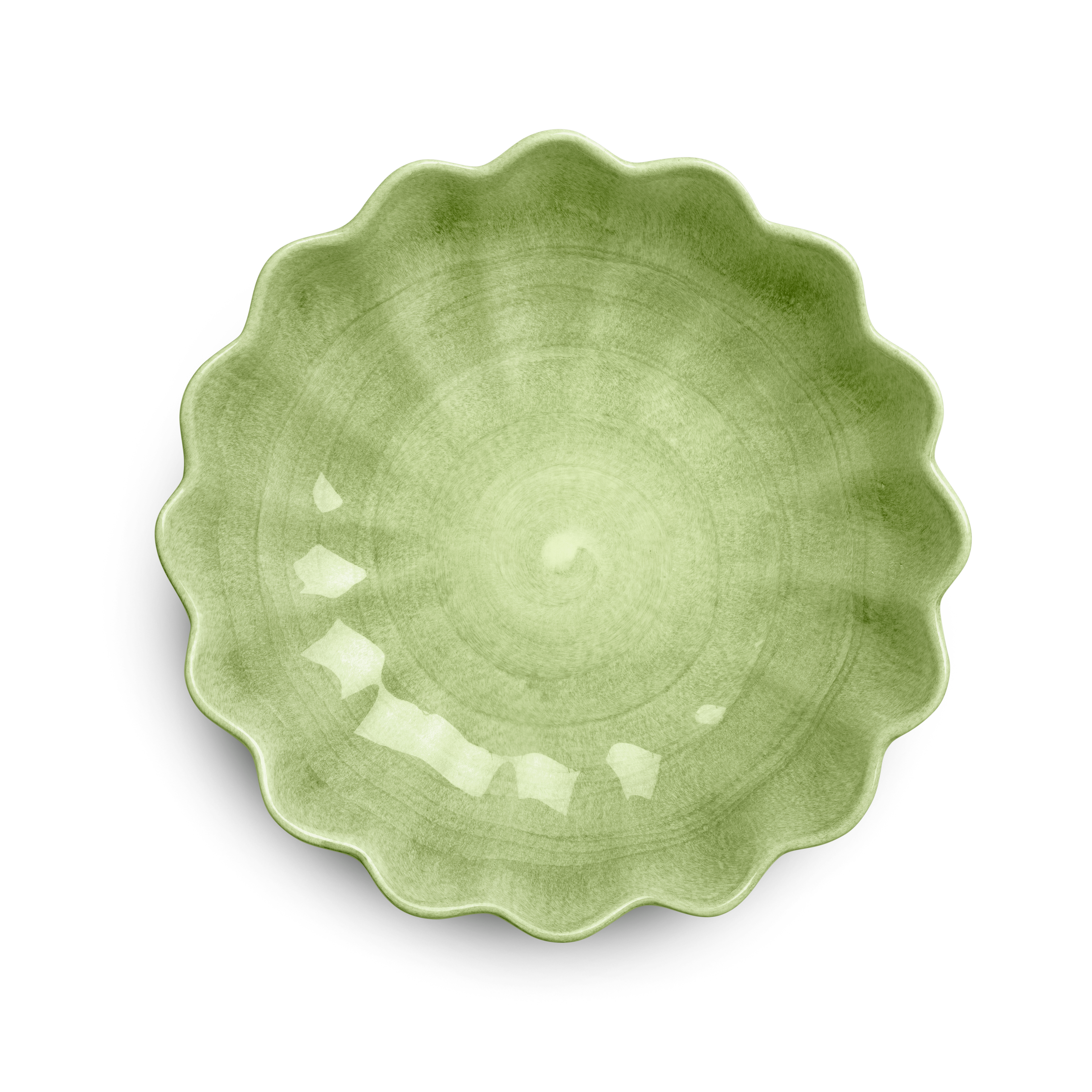 Oyster Bowl 24 cm / 90 cl Green