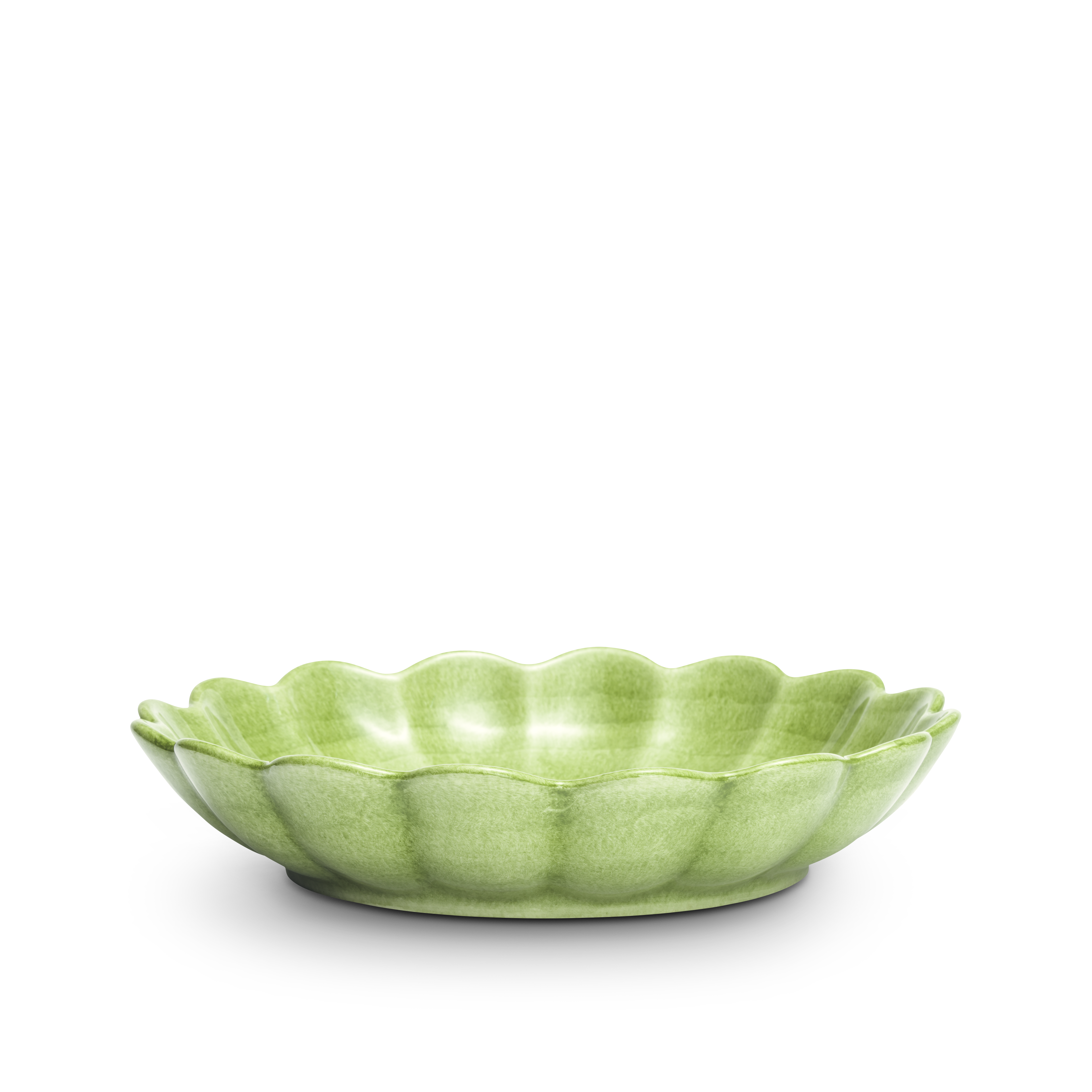 Oyster Bowl 24 cm / 90 cl Green