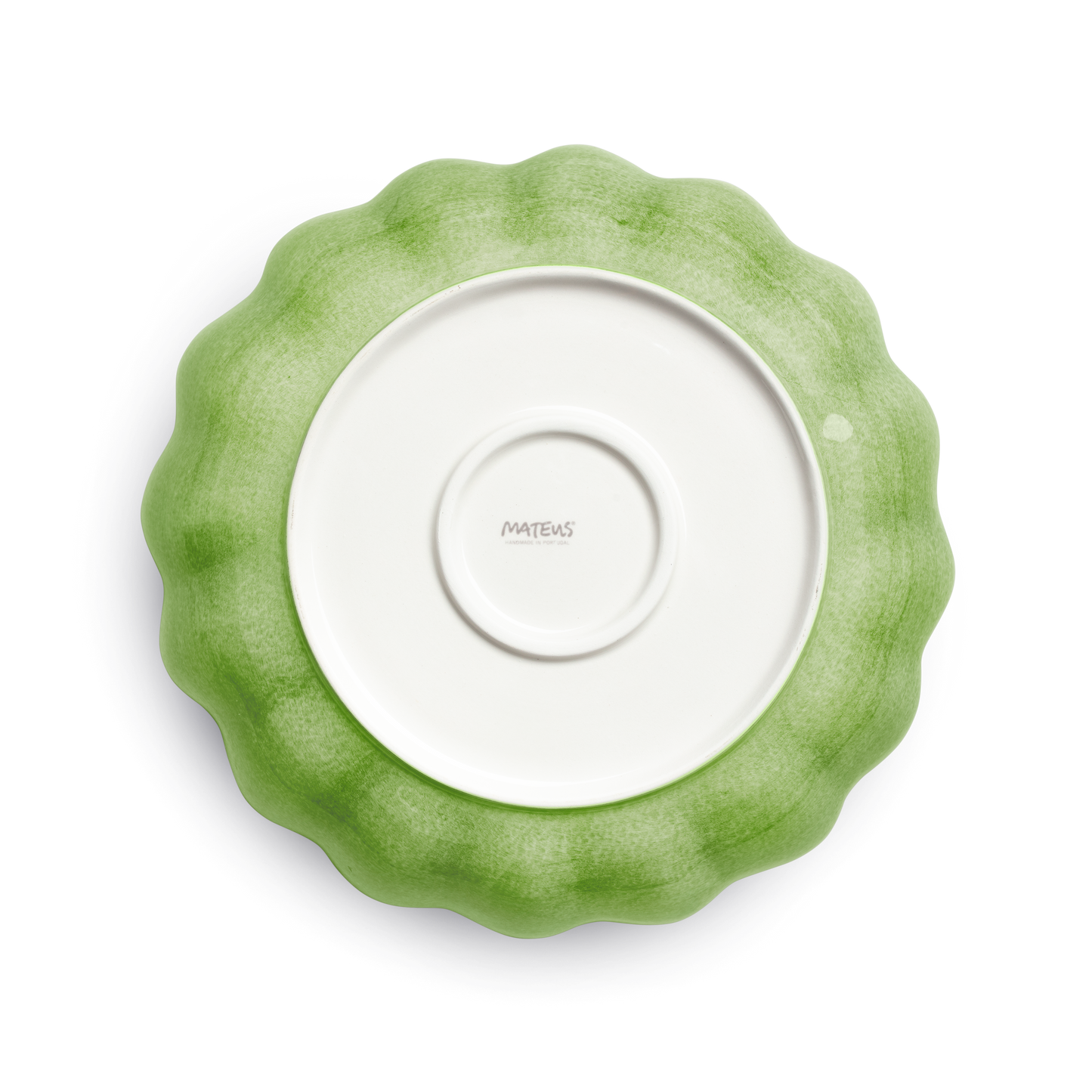 Oyster Bowl 24 cm / 90 cl Green
