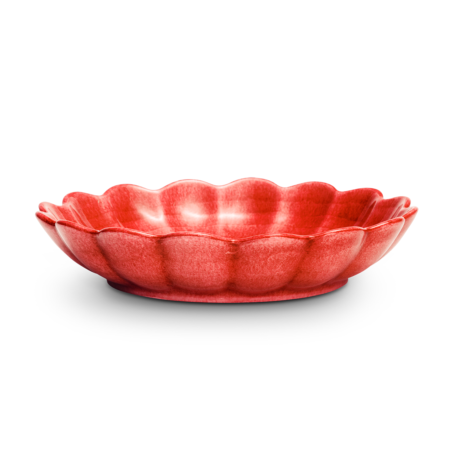 Oyster Bowl 24 cm / 90 cl Red