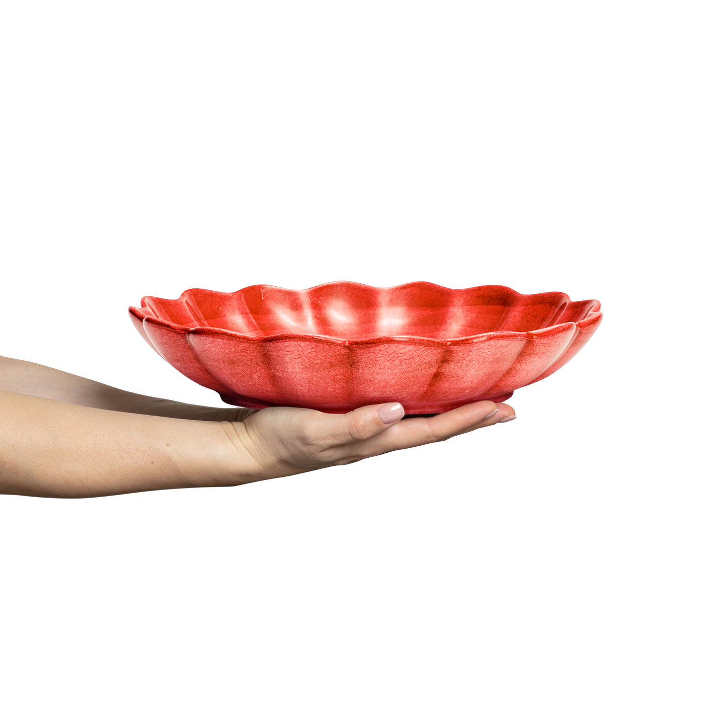 Oyster Bowl 31 cm / 220 cl Red