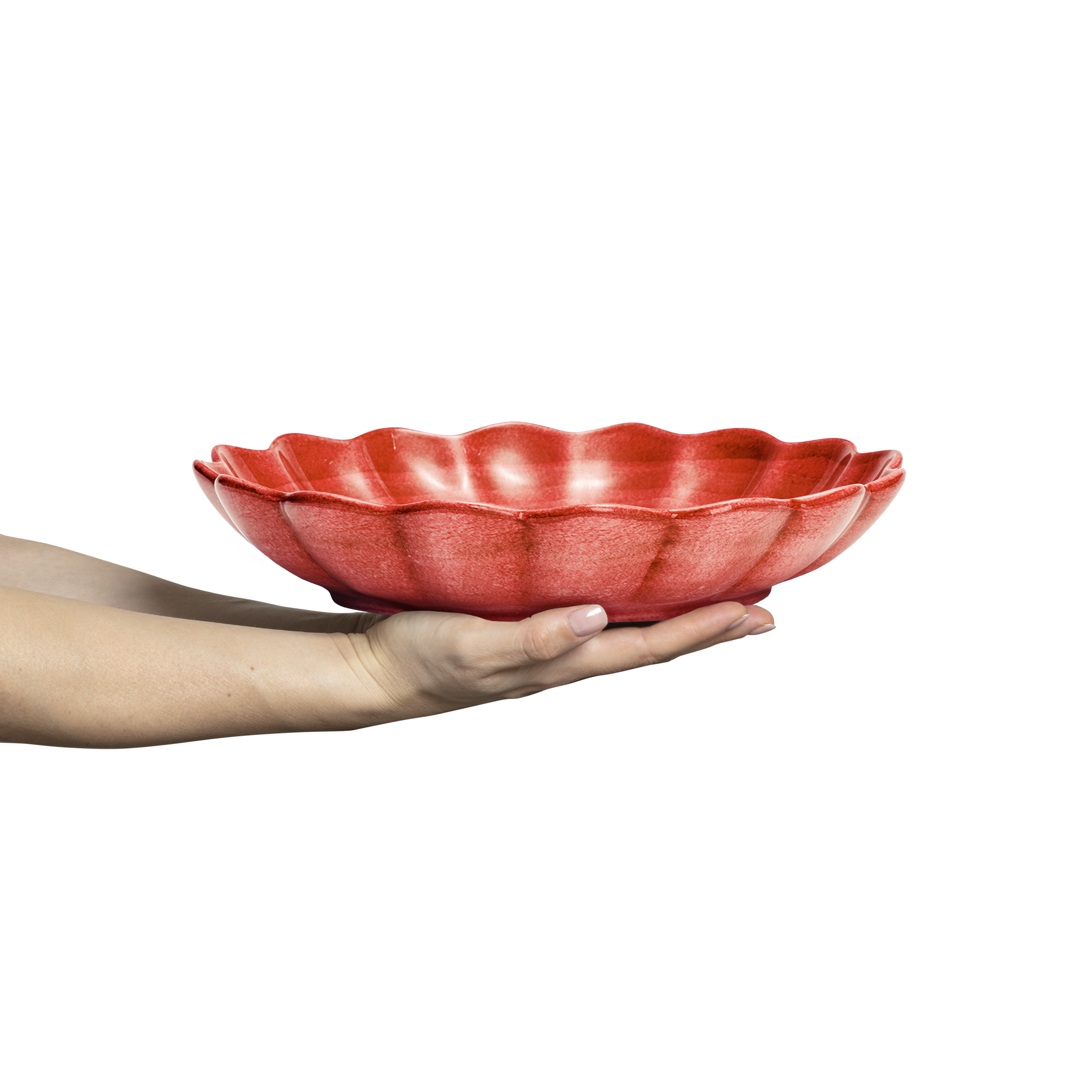 Oyster Bowl 31 cm / 220 cl Red