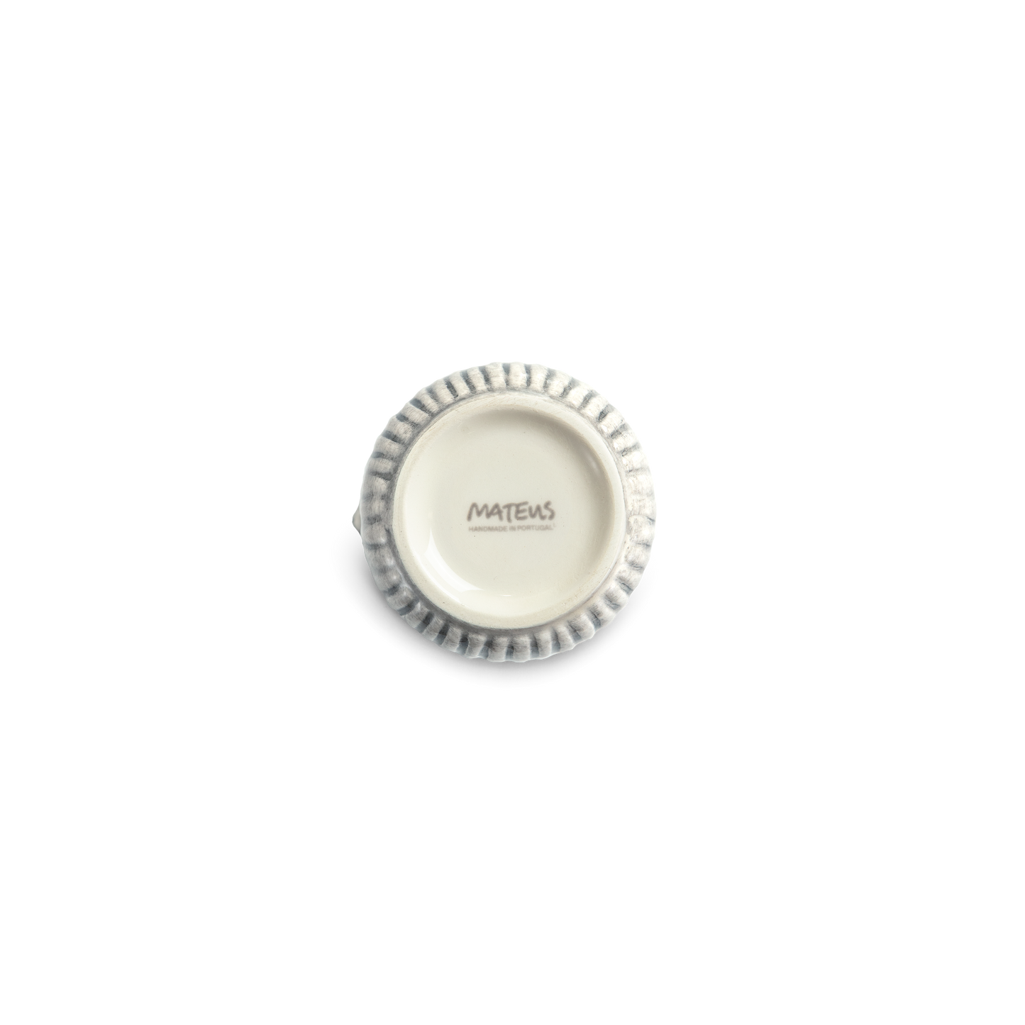 Decorative jug with mateus logo on a white background