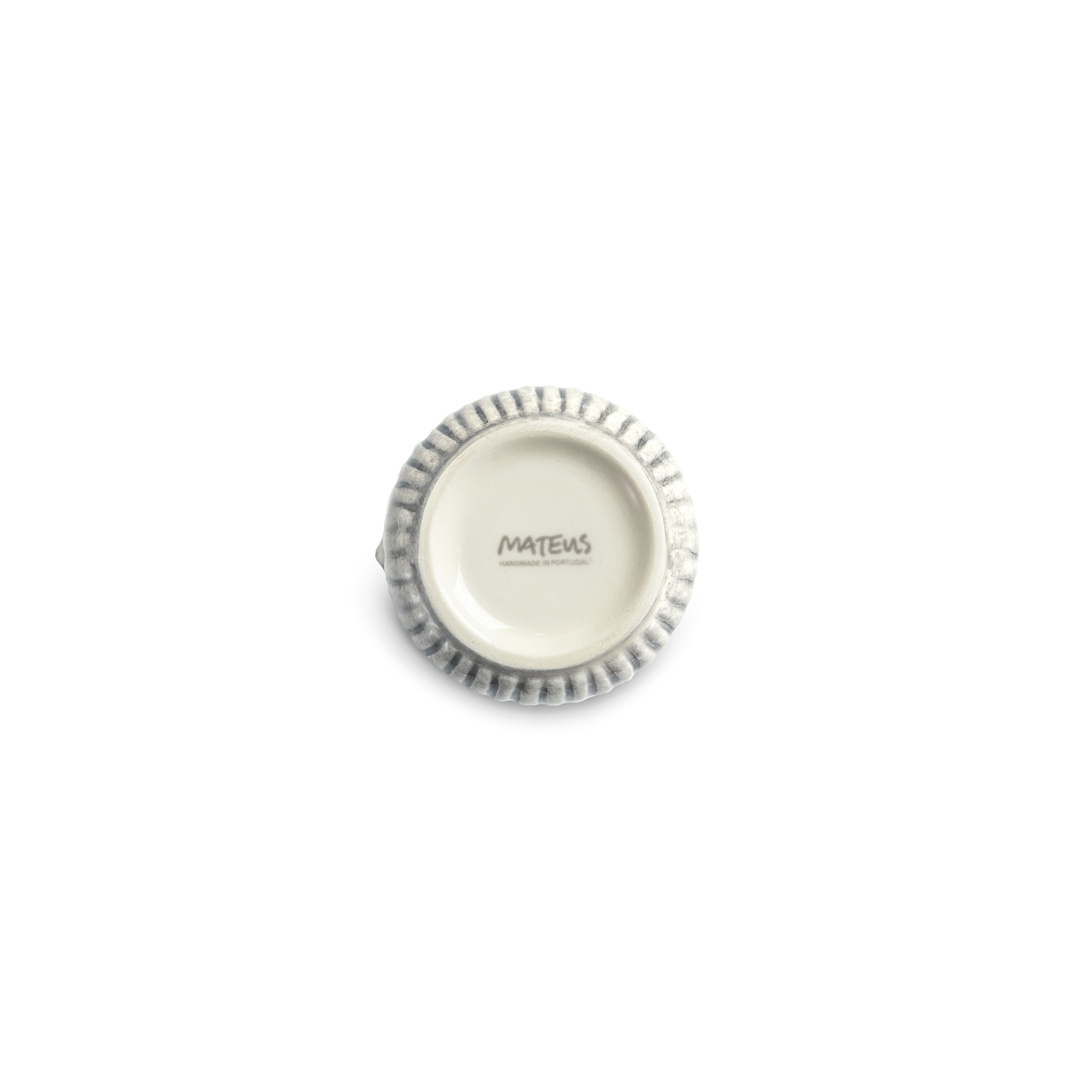 Decorative jug with mateus logo on a white background