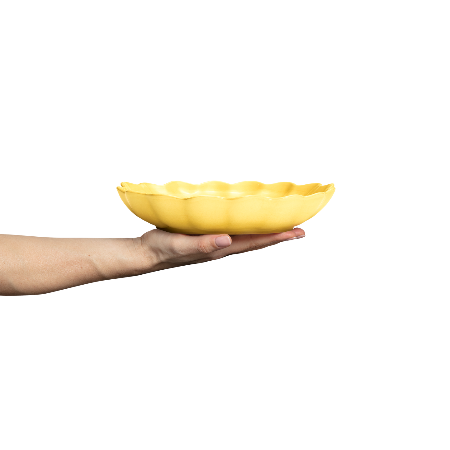 Oyster Bowl 24 cm / 90 cl Yellow