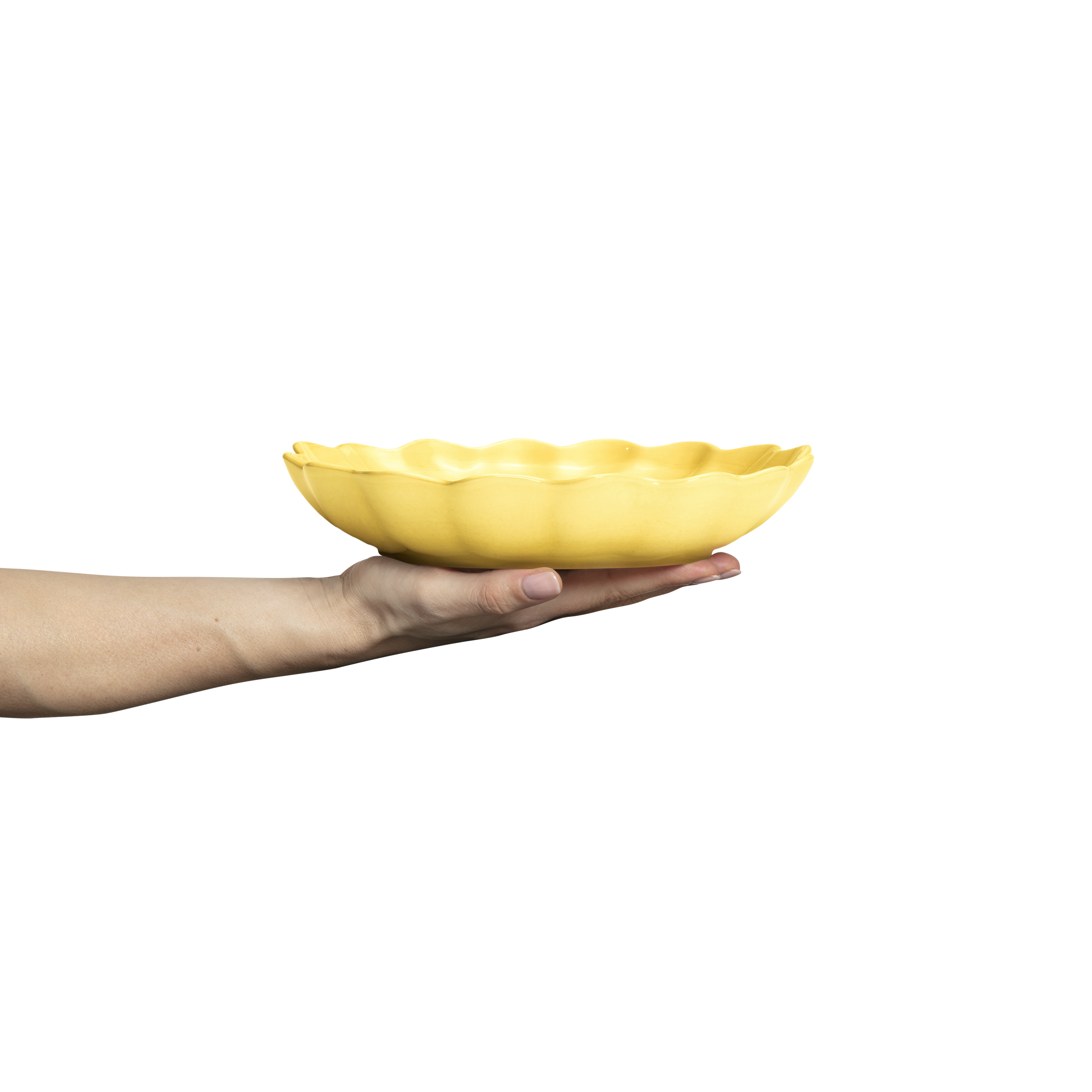 Oyster Bowl 24 cm / 90 cl Yellow