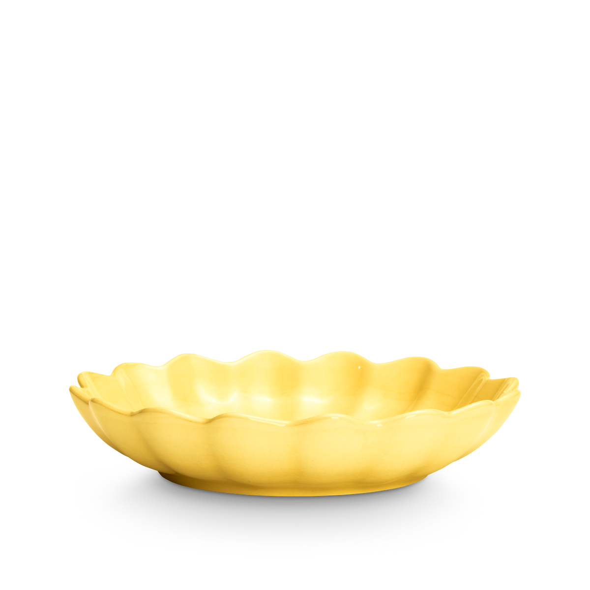 Oyster Skål 24 cm / 90 cl Gul
