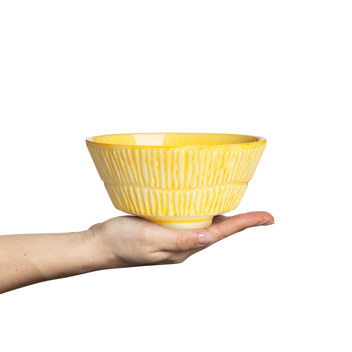 Stripes Bowl 16 cm / 60 cl Yellow