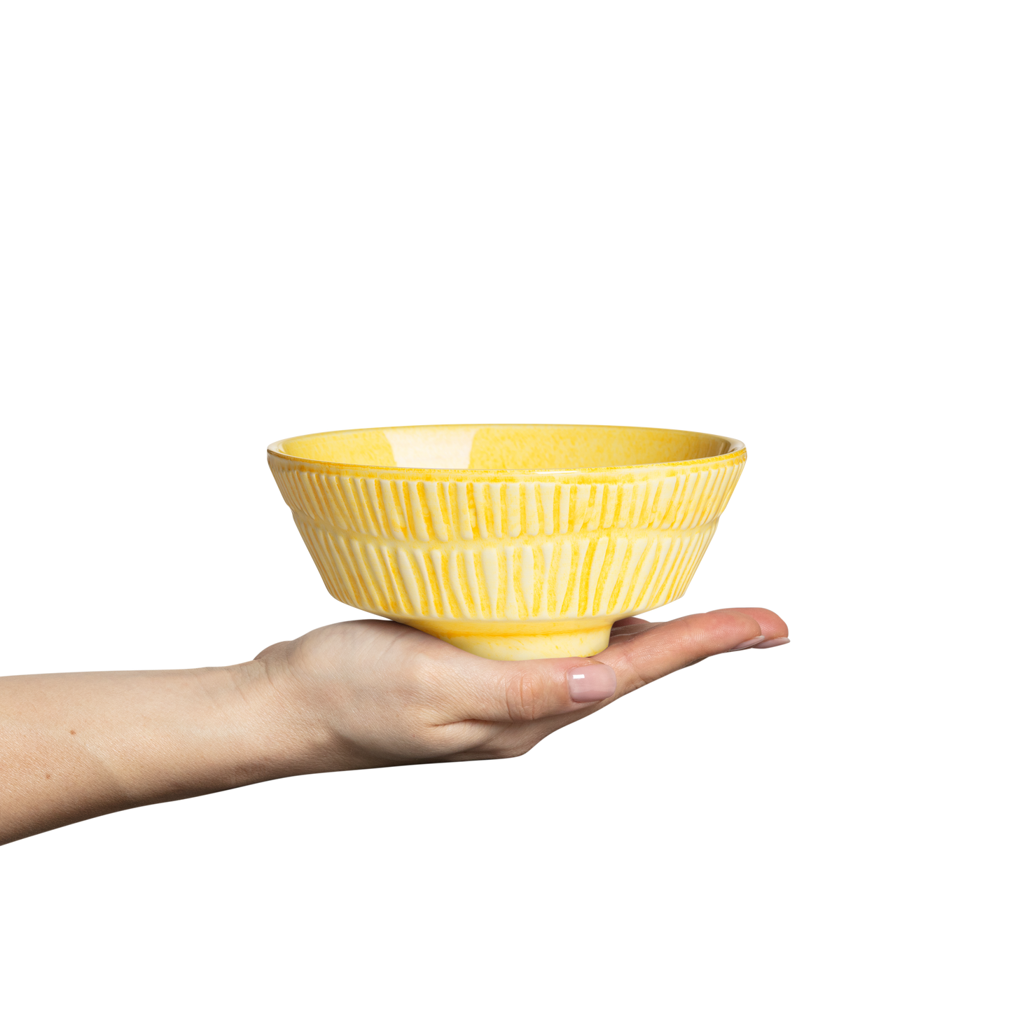 Stripes Bowl 15 cm / 50 cl Yellow