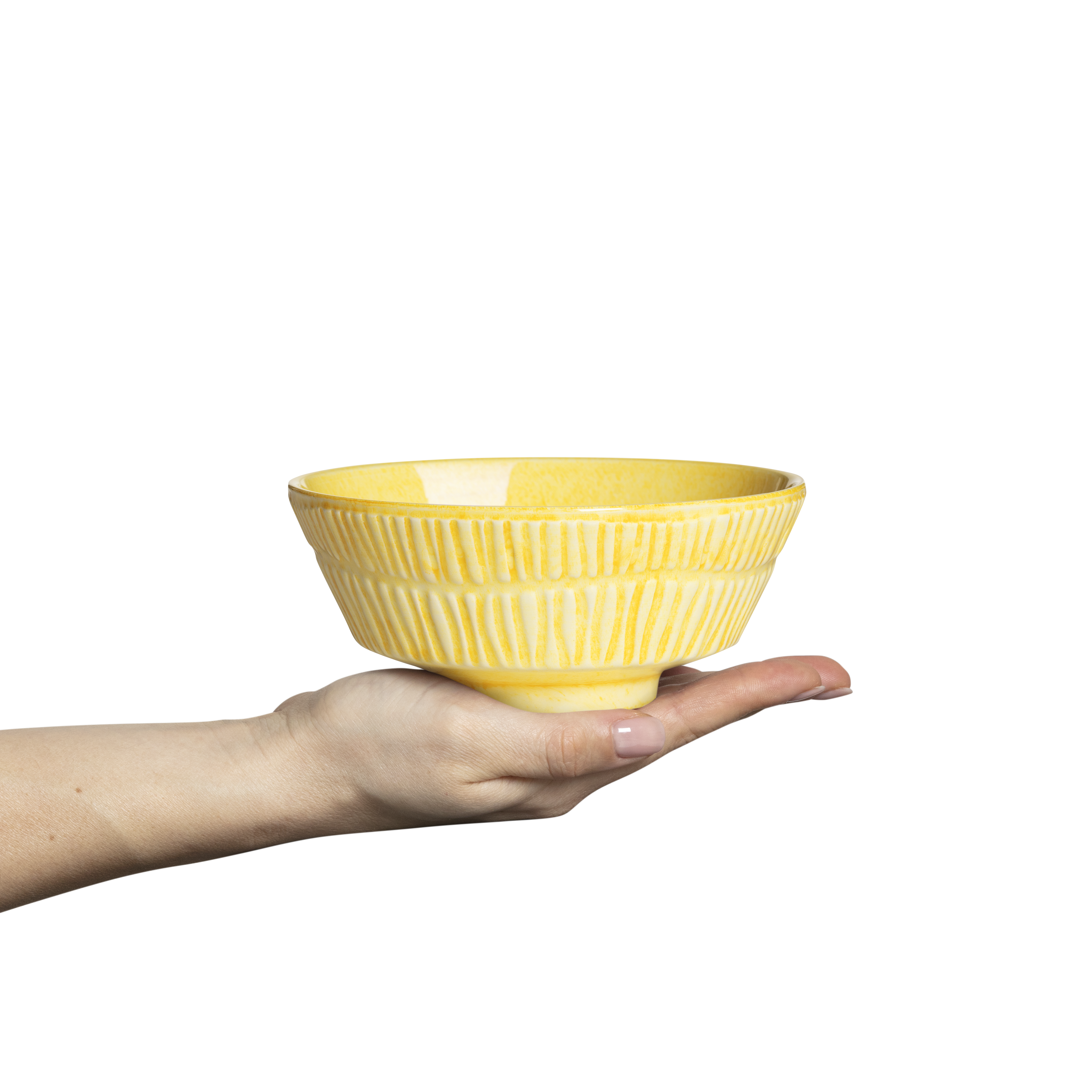 Stripes Bowl 15 cm / 50 cl Yellow