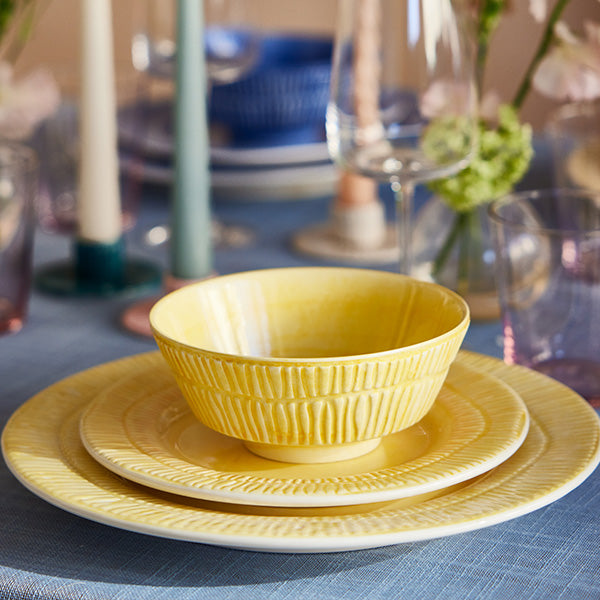 Stripes Bowl 15 cm / 50 cl Yellow