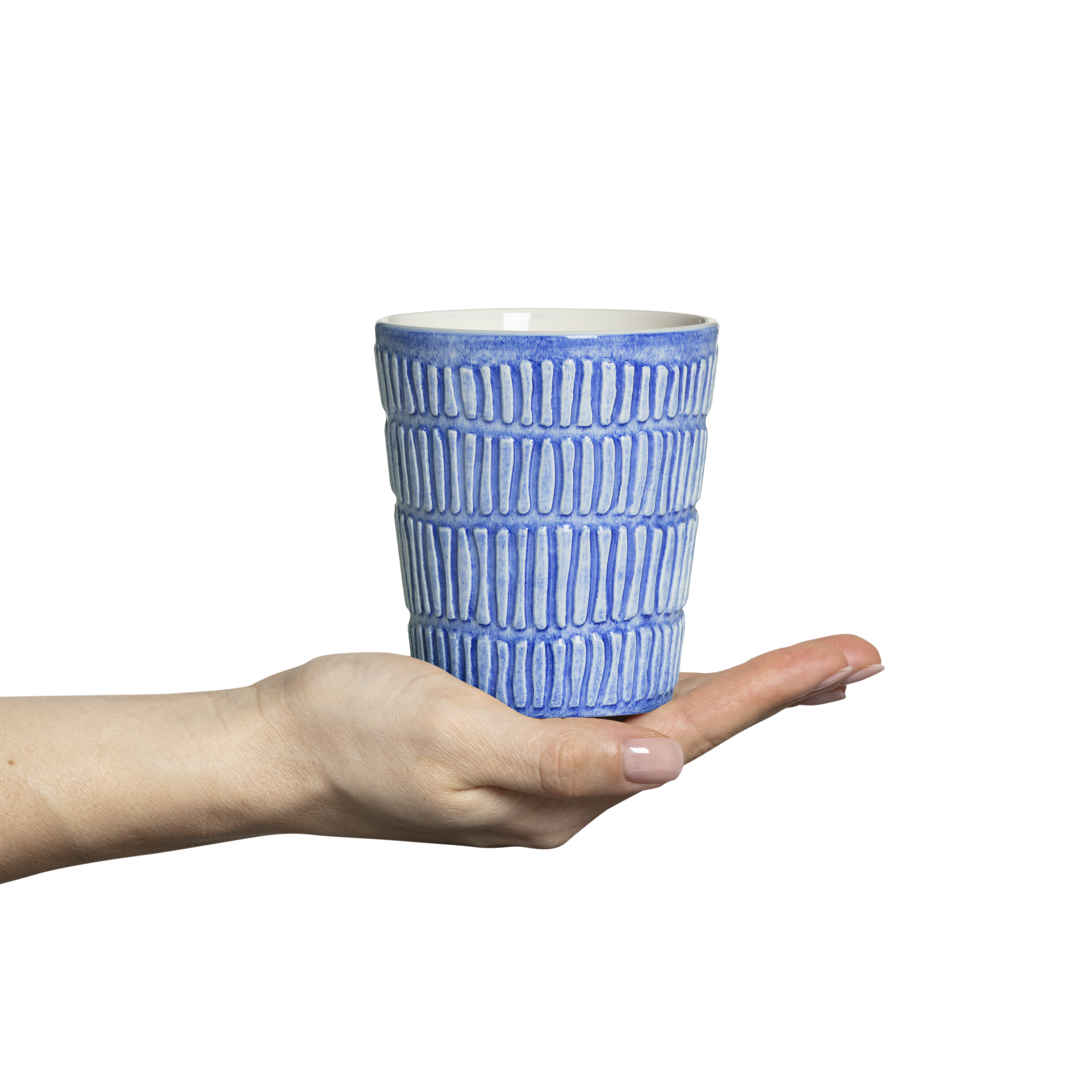 Stripes Mug 30 cl Light Blue