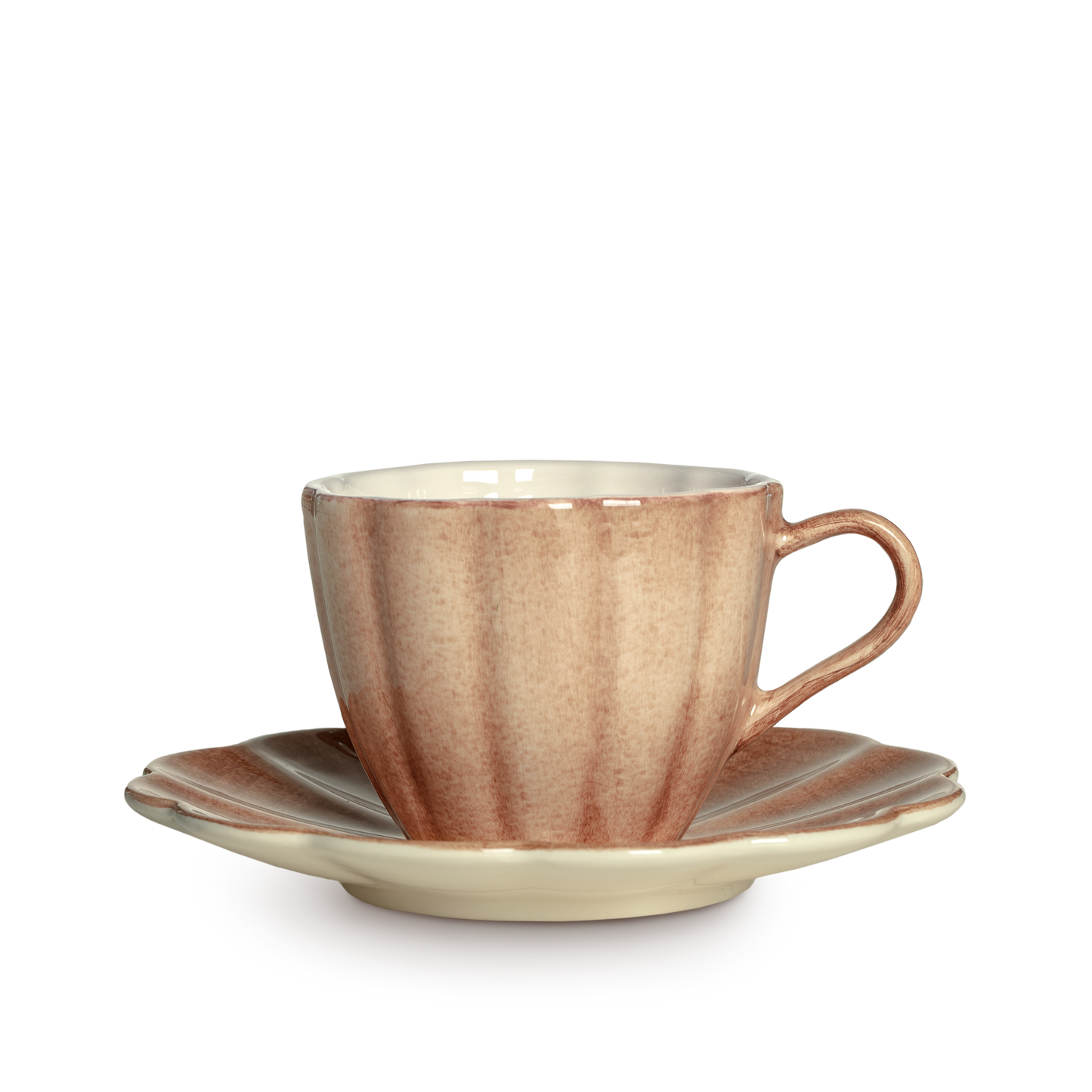 Oyster Cup and Saucer 25 cl Cinnamon