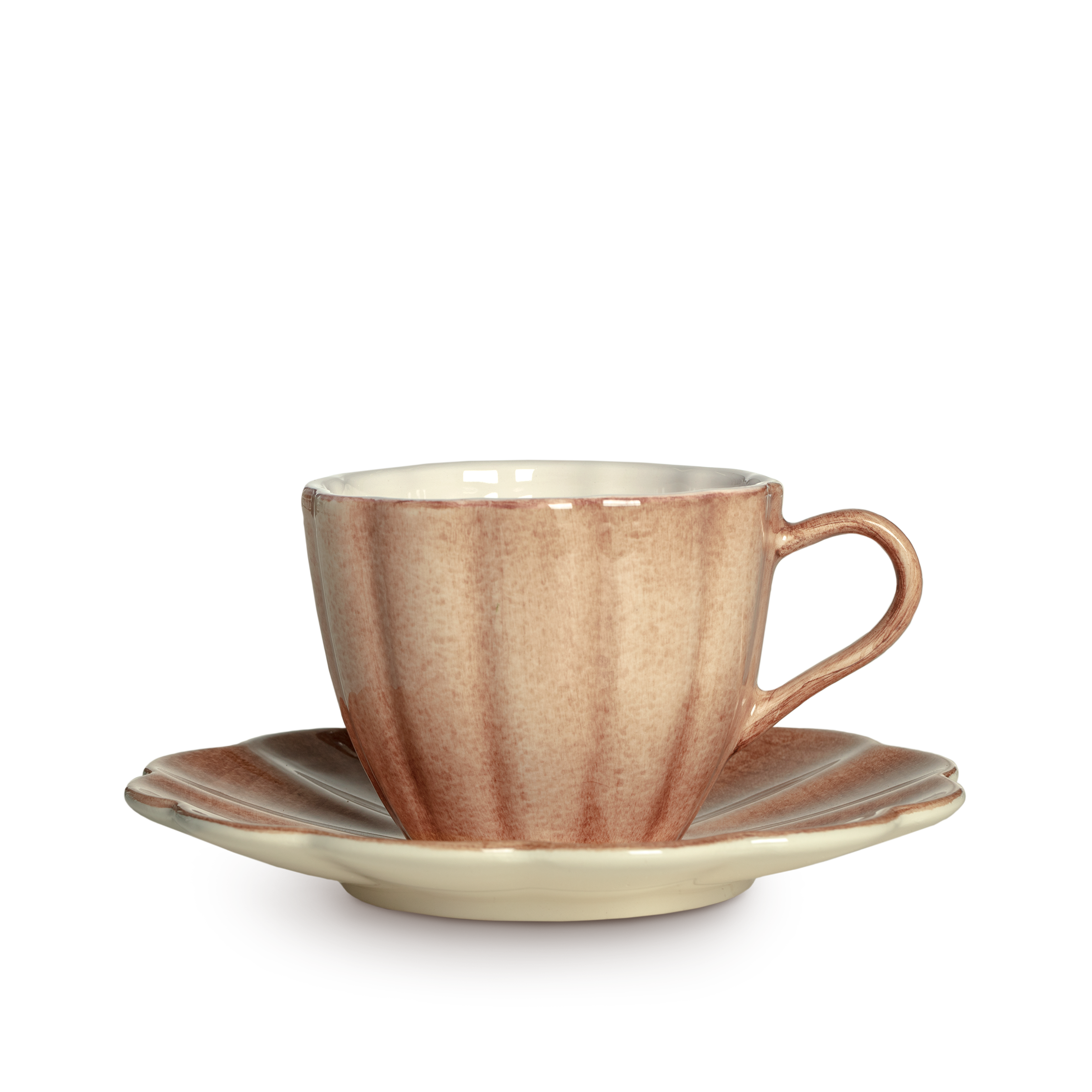 Oyster Cup and Saucer 25 cl Cinnamon