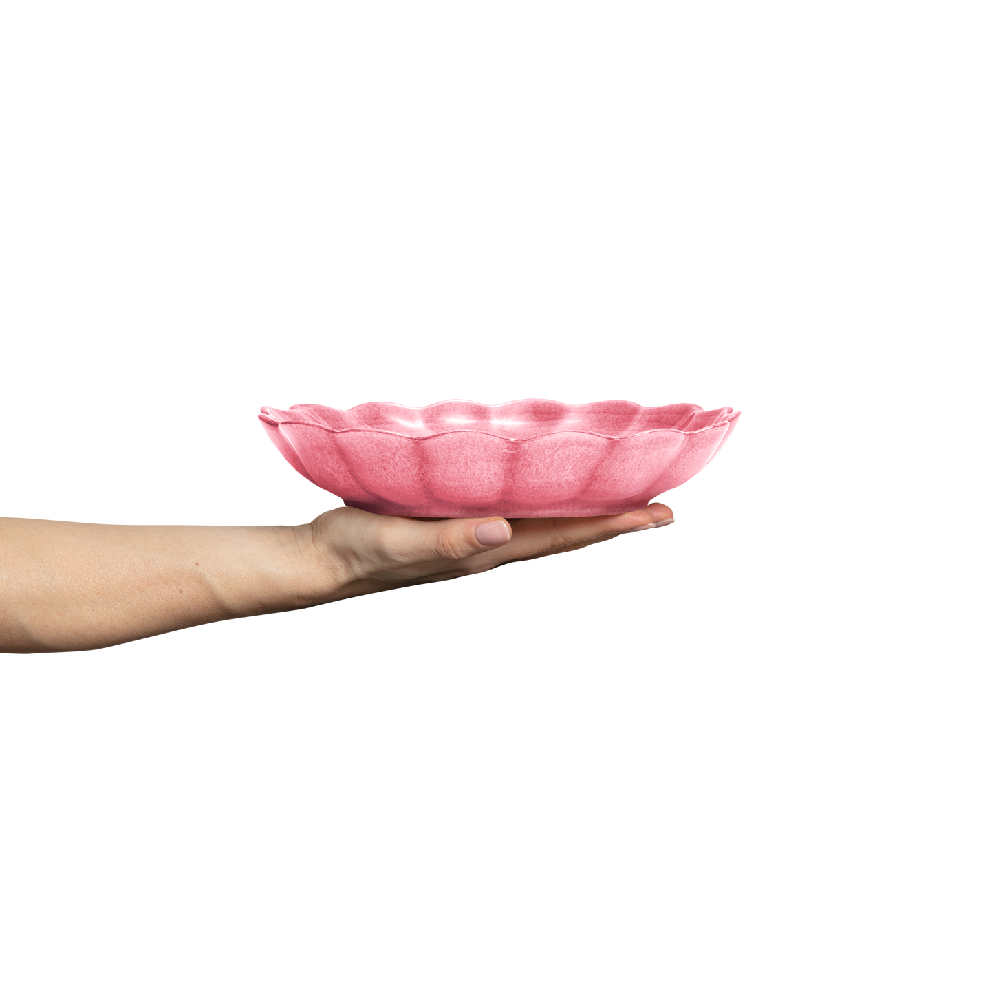 Oyster Bowl 24 cm / 90 cl Pink