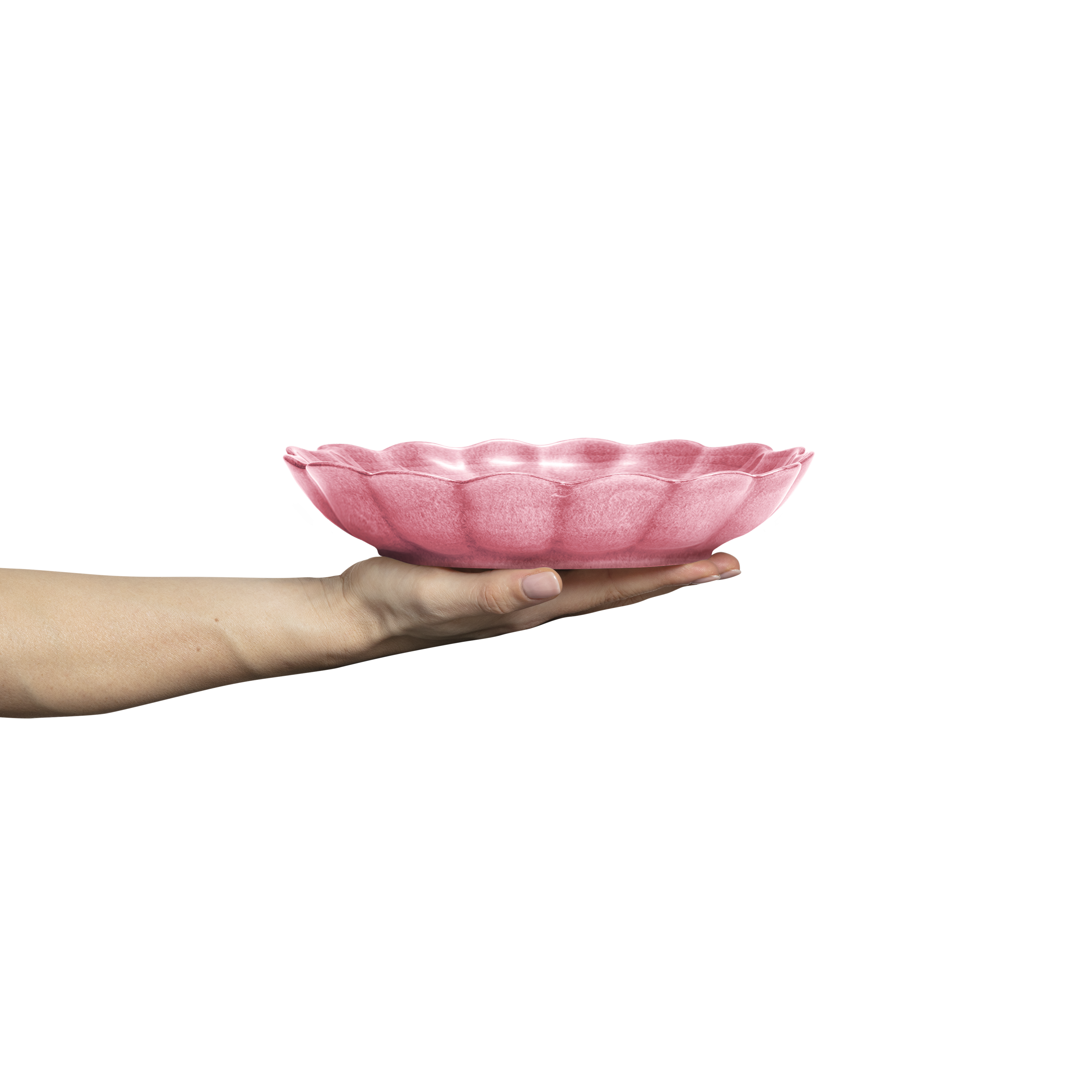 Oyster Bowl 24 cm / 90 cl Pink