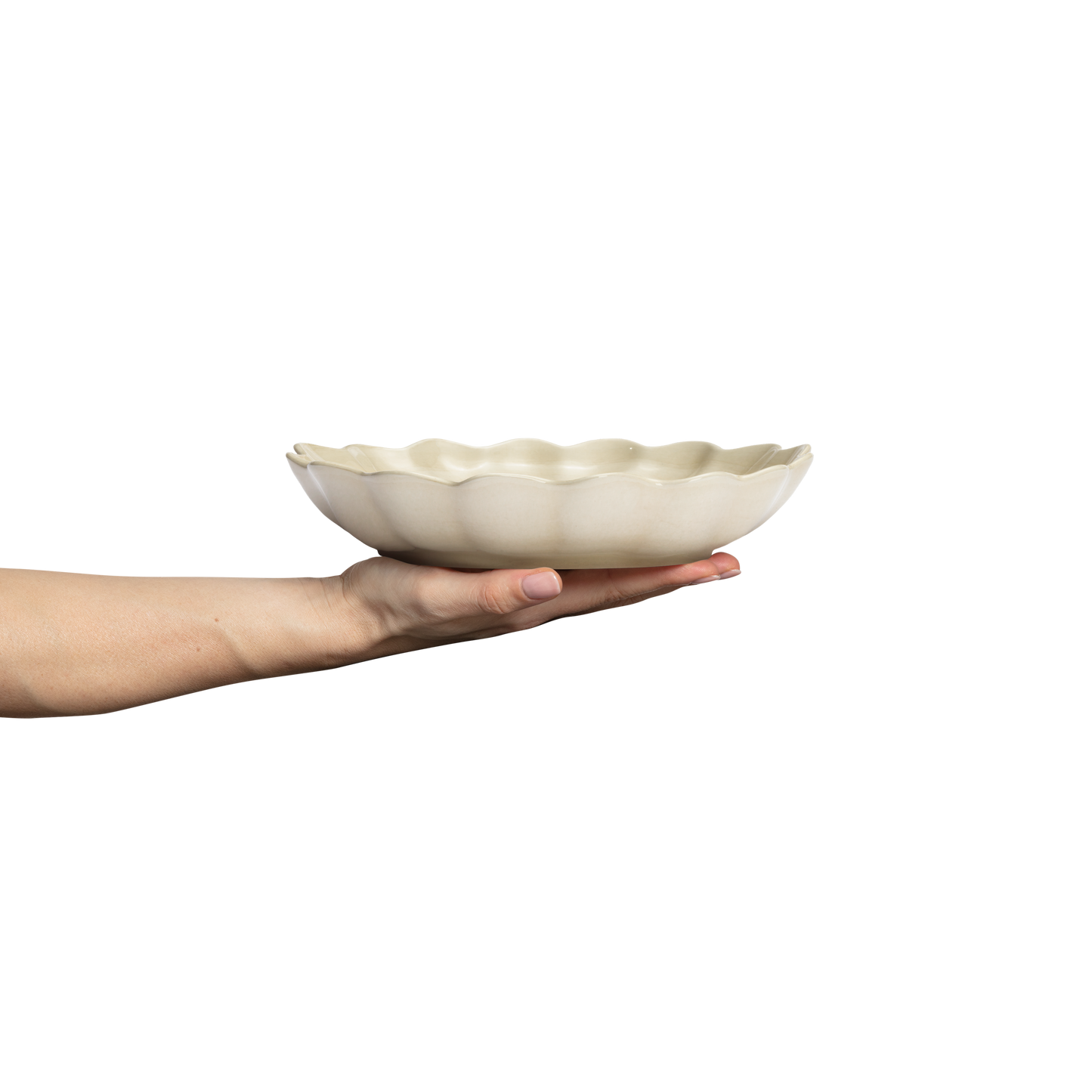 Oyster Bowl 24 cm / 90 cl Sand