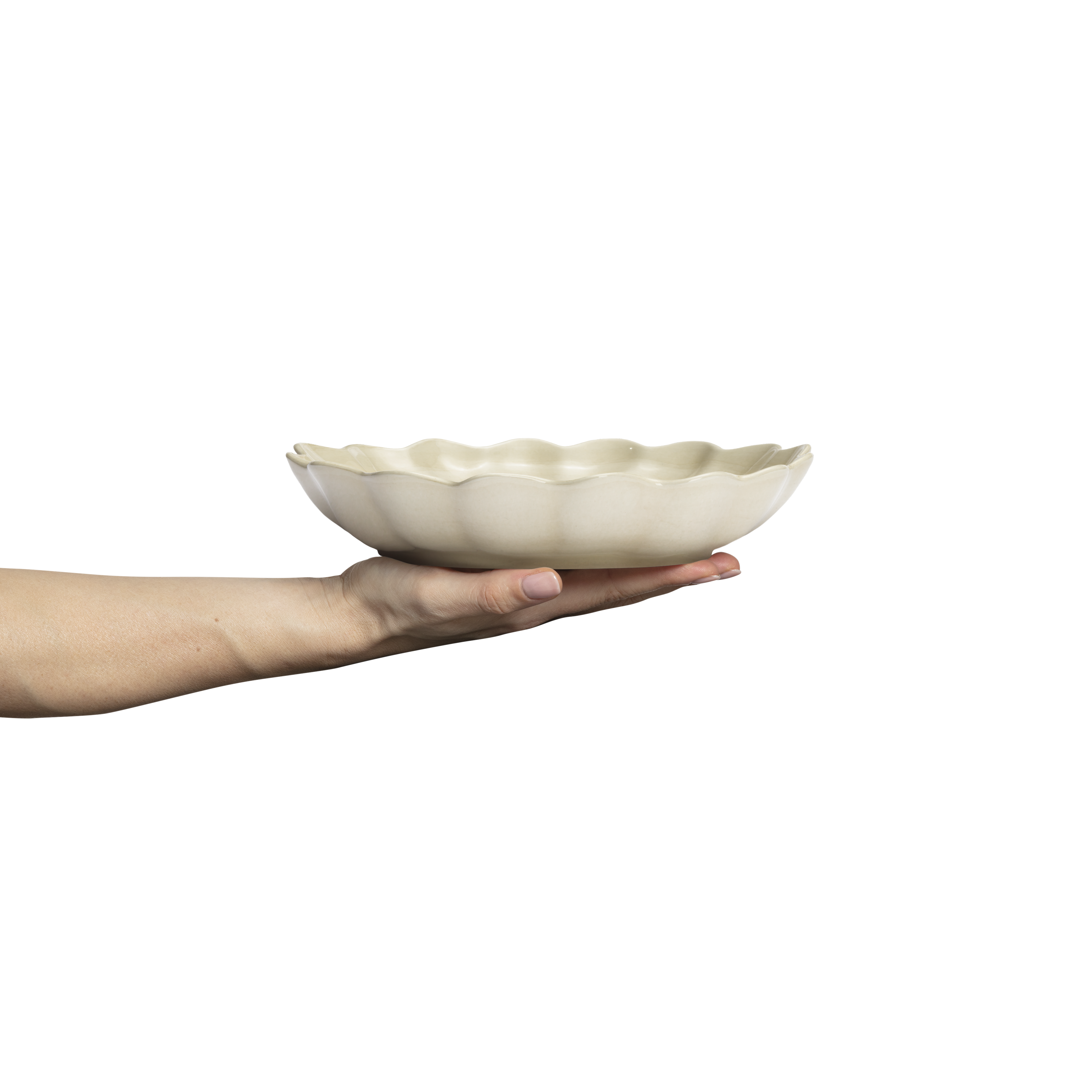 Oyster Bowl 24 cm / 90 cl Sand