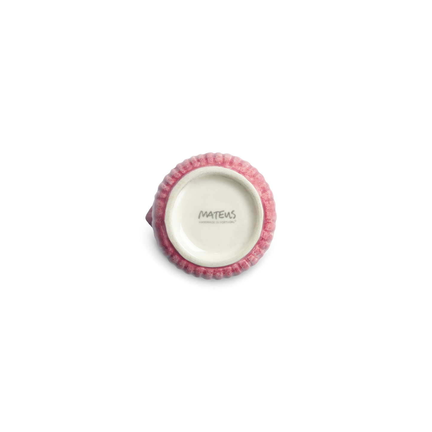 Pink jug bottom and 'Mates' branding on a white background