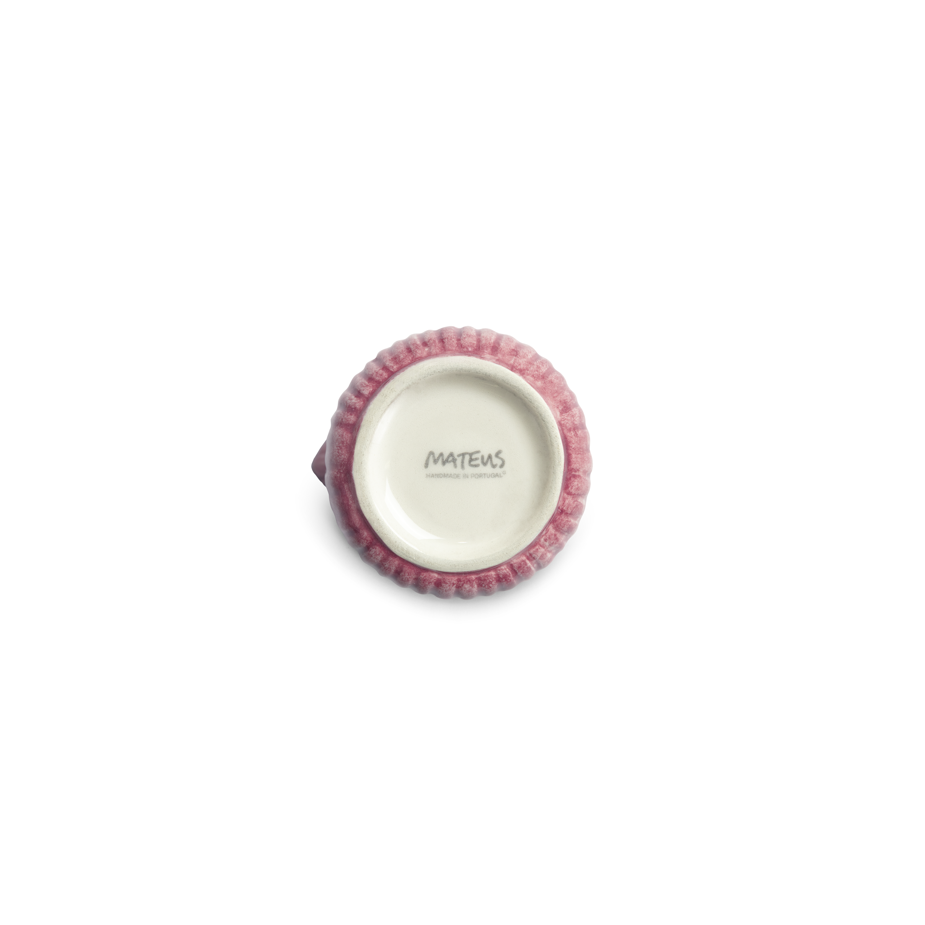 Pink jug bottom and 'Mates' branding on a white background