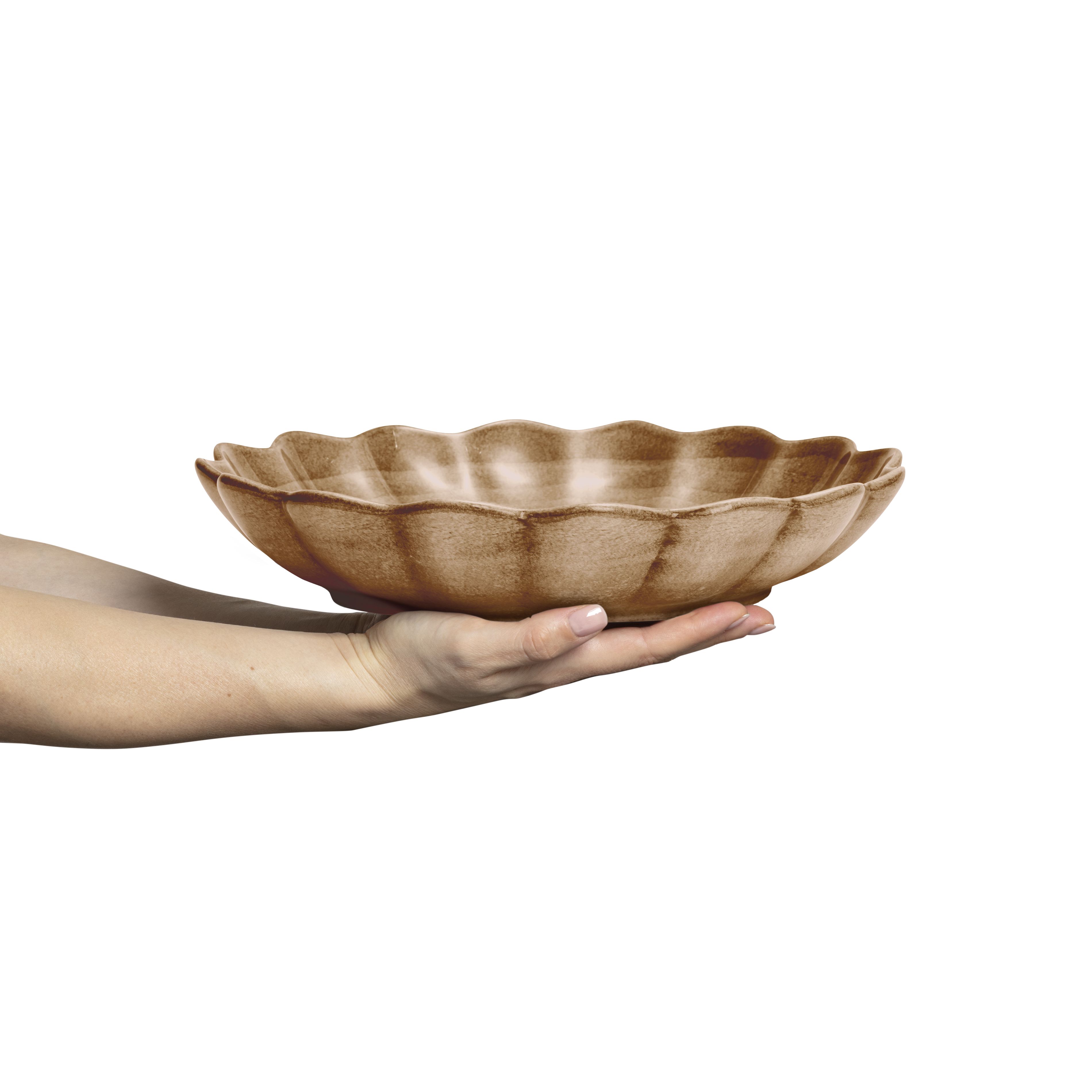 Oyster Bowl 31 cm / 220 cl Cinnamon