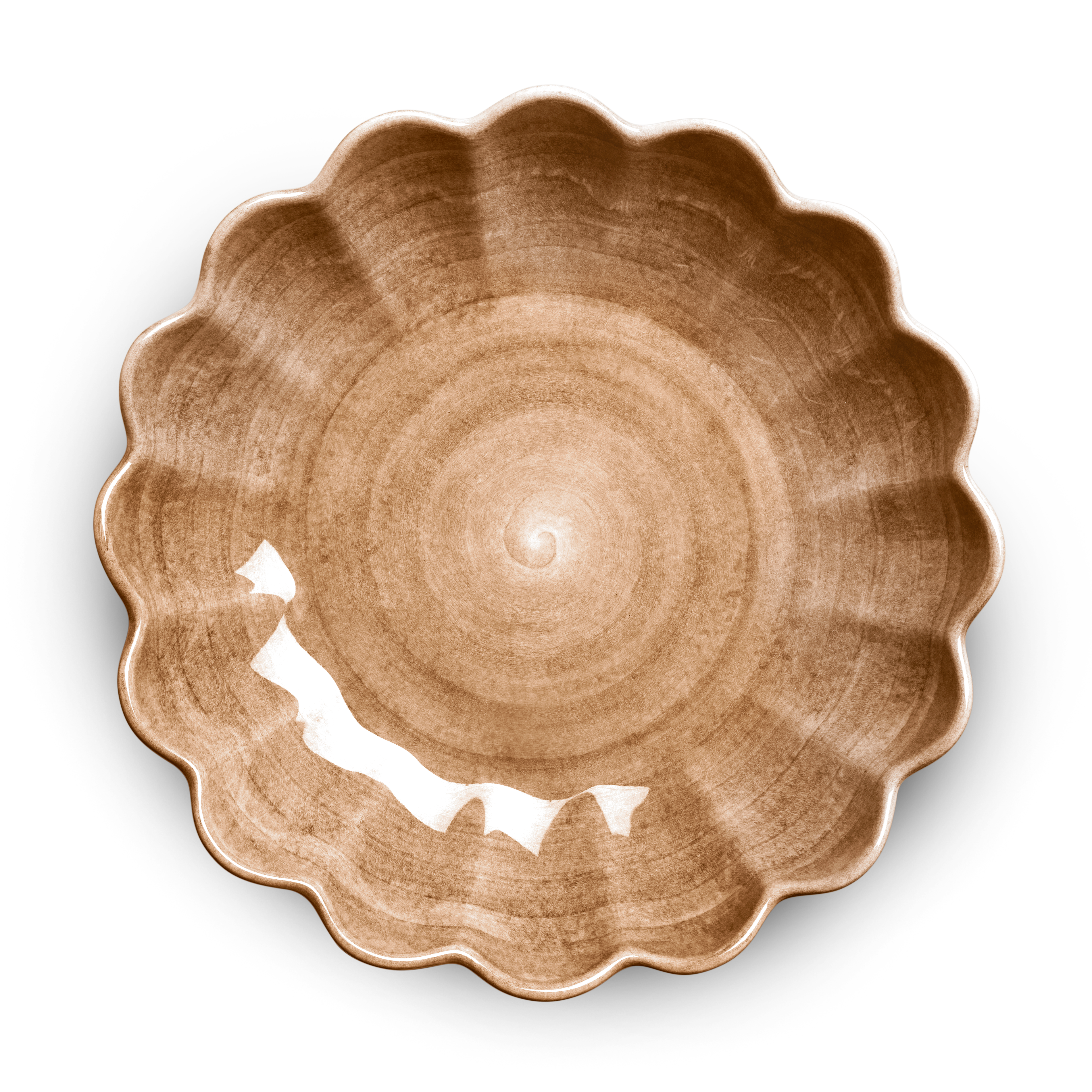 Oyster Bowl 31 cm / 220 cl Cinnamon