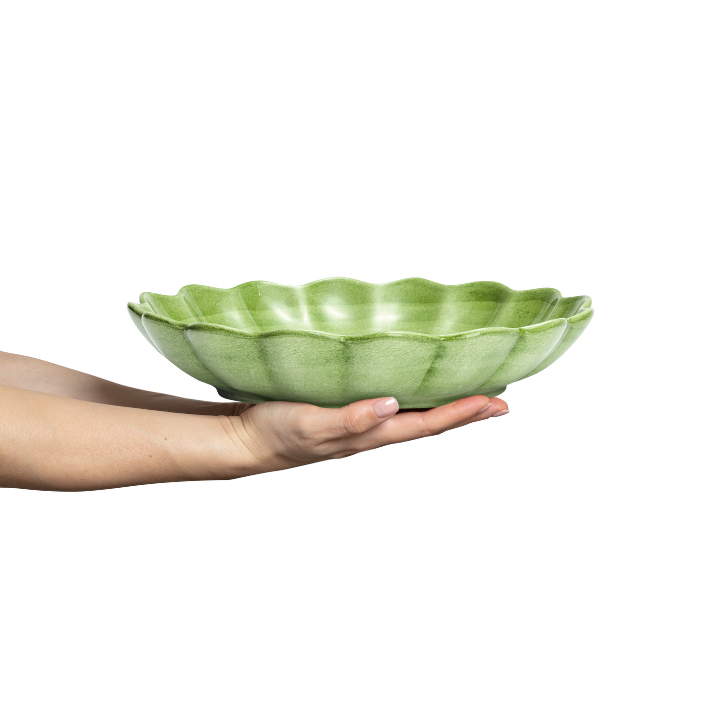 Oyster Bowl 31 cm / 220 cl Green